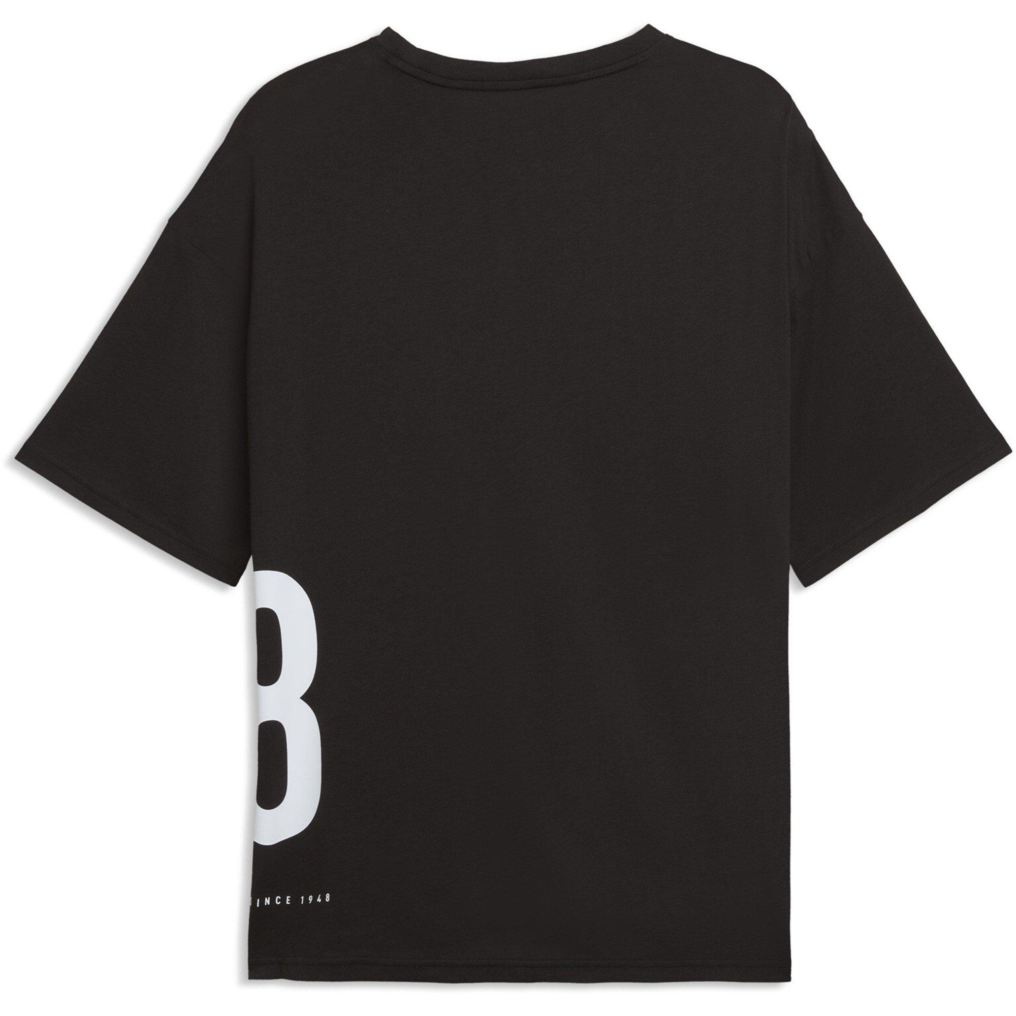 Puma Black - Puma - Men's Graphic Oversized T-Shirt - 2