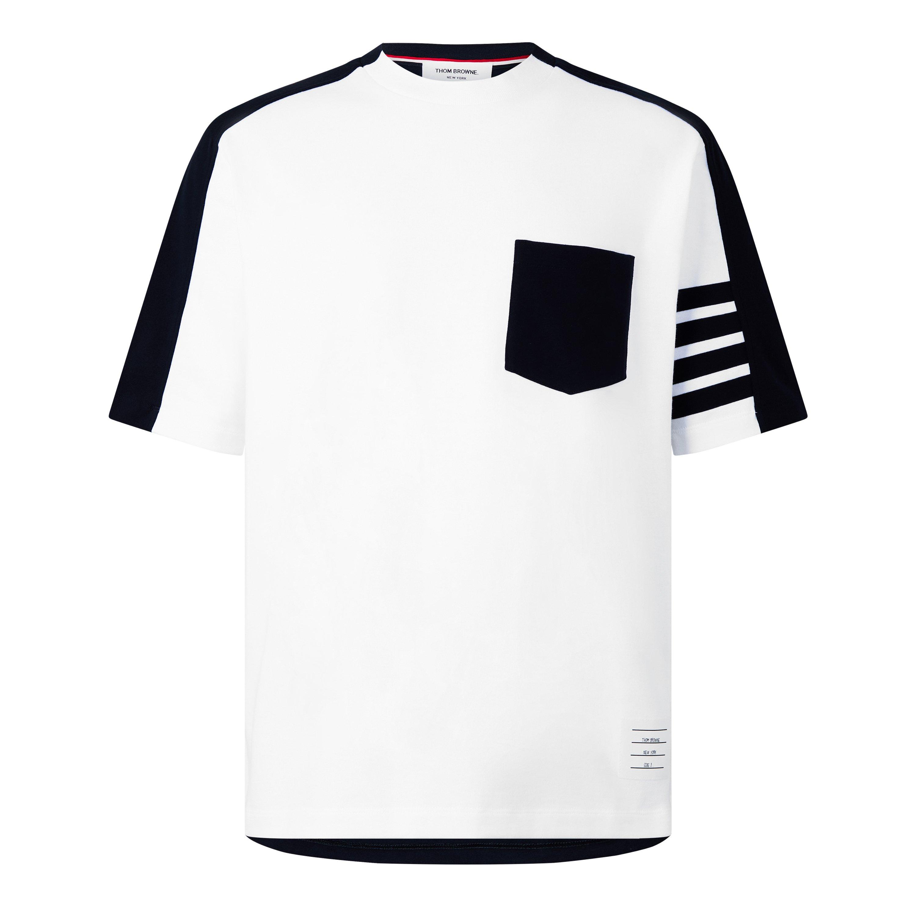 White - Thom Browne - TB ClrBlck Ov 4Bar T Sn63 - 1