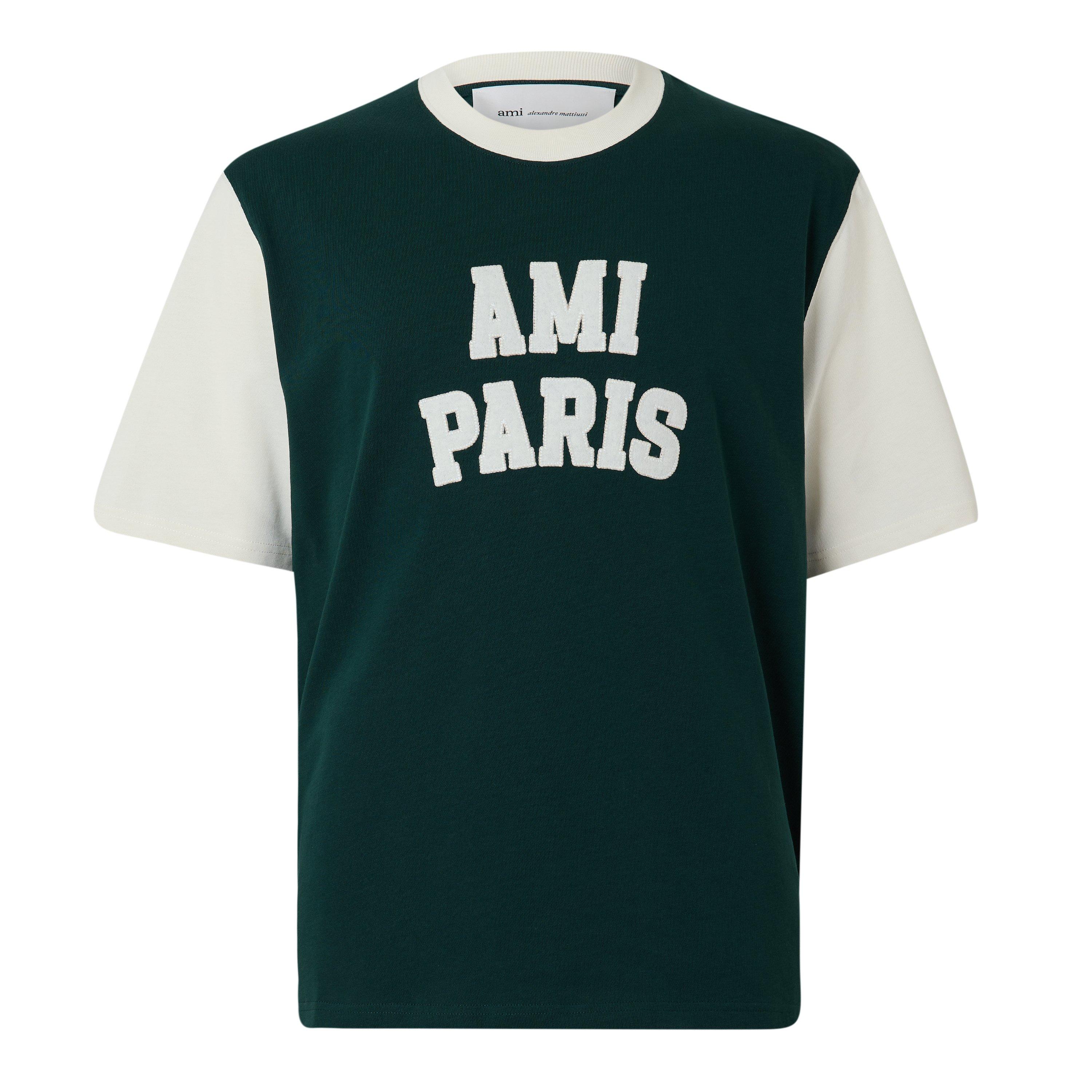 【Nana Matsunami】AMI PARIS Tシャツ Ami Paris | Men's Cotton Short-Sleeve Crew-Neck T-Shirt | HARVEY