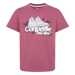 Converse Retro Gfx T Shirt Junior Girls