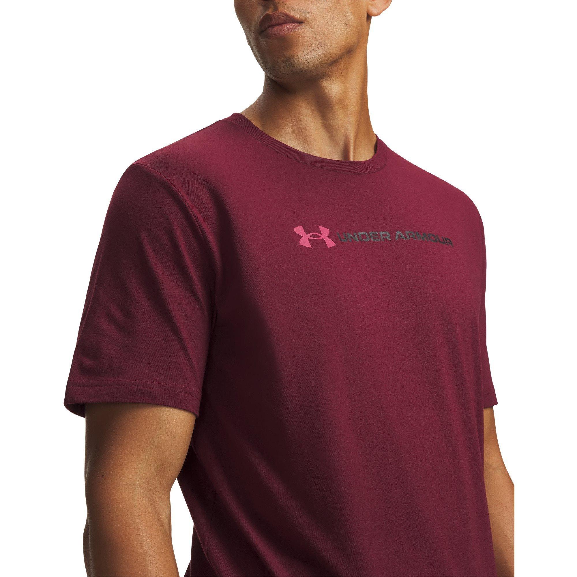Maroon/Claret - Under Armour - Men's Logo Short Sleeve T-Shirt - 3