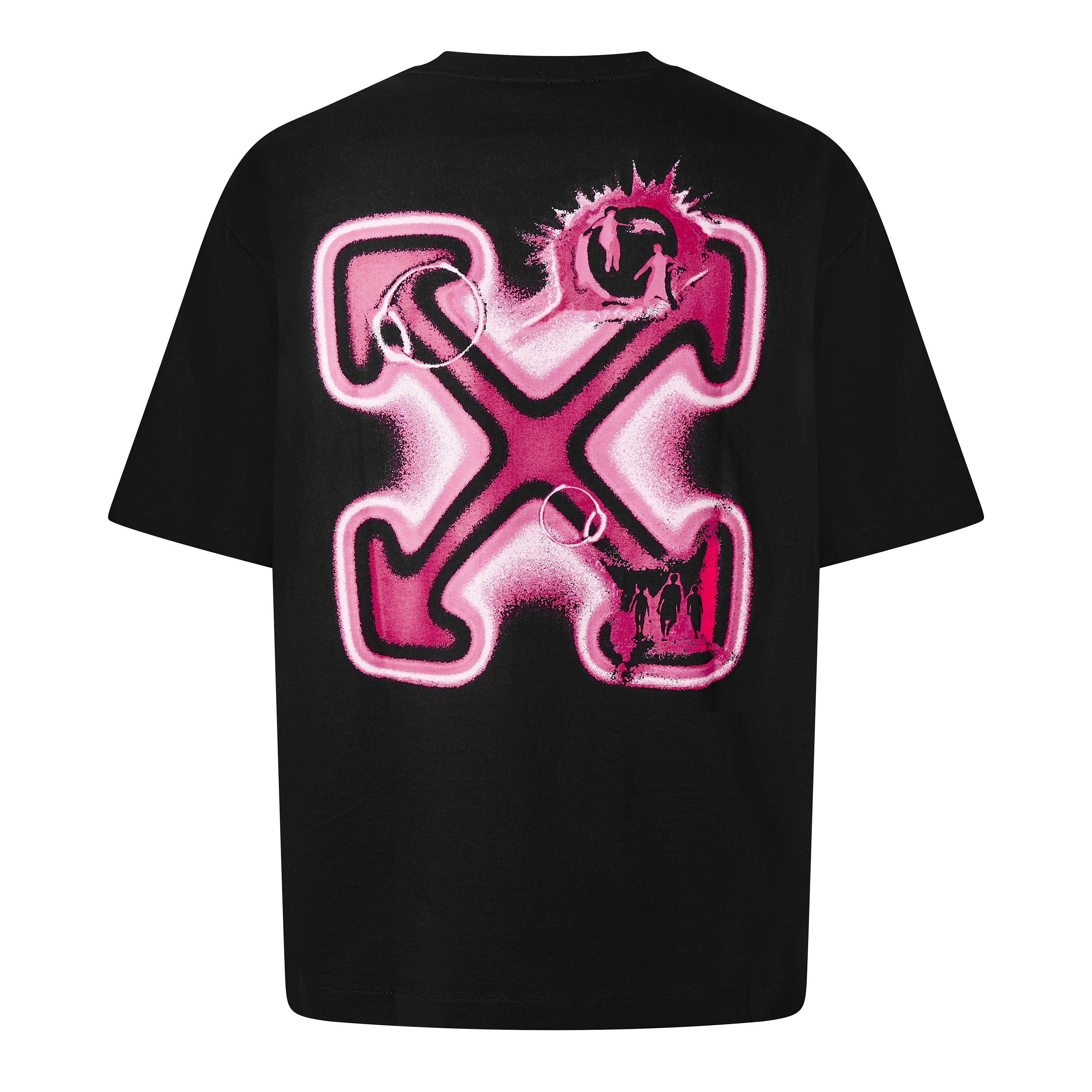 Black/Pink - Off White - Mens x [UNVRS] Lightspeed Tee - 2