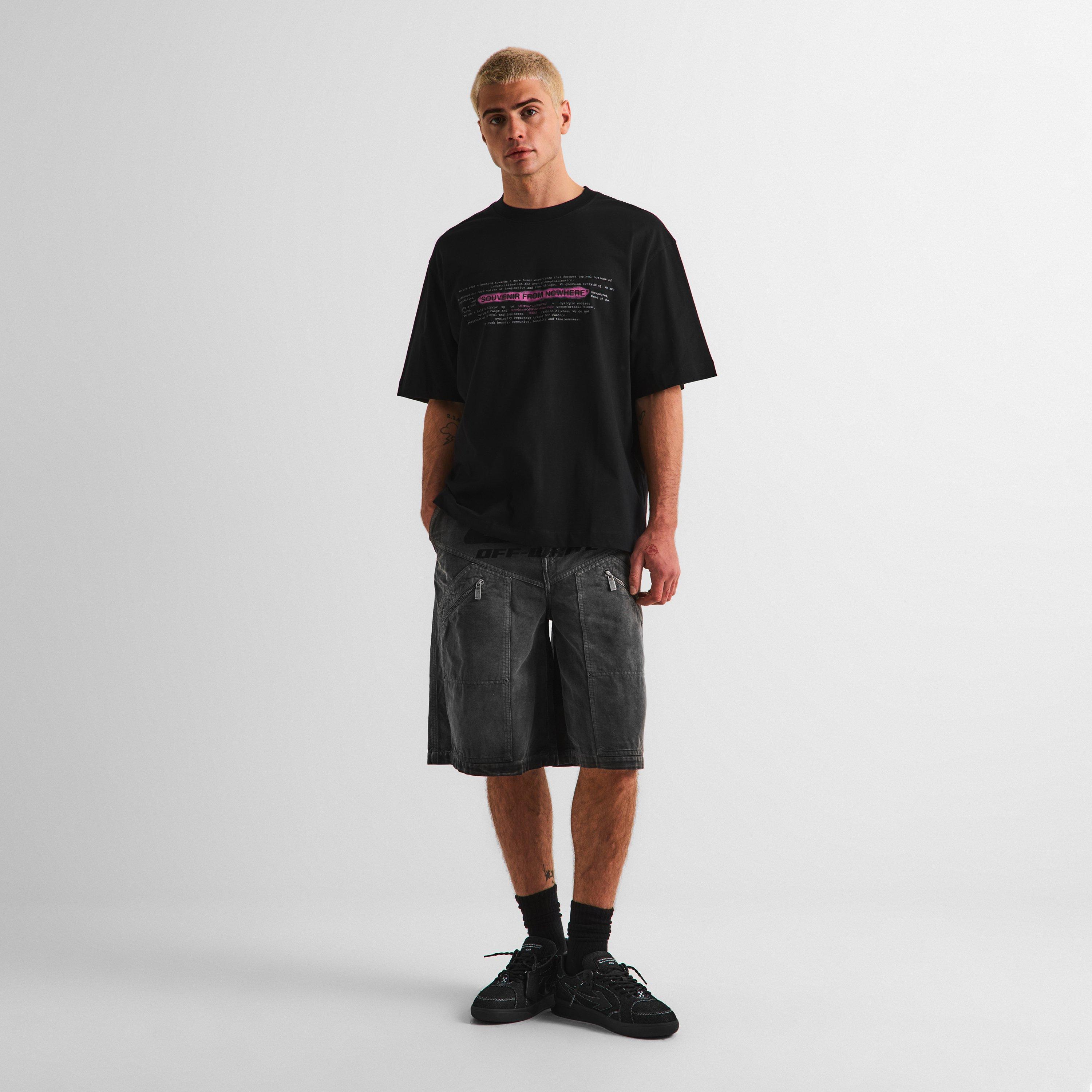 Black/Pink - Off White - Mens x [UNVRS] Lightspeed Tee - 6