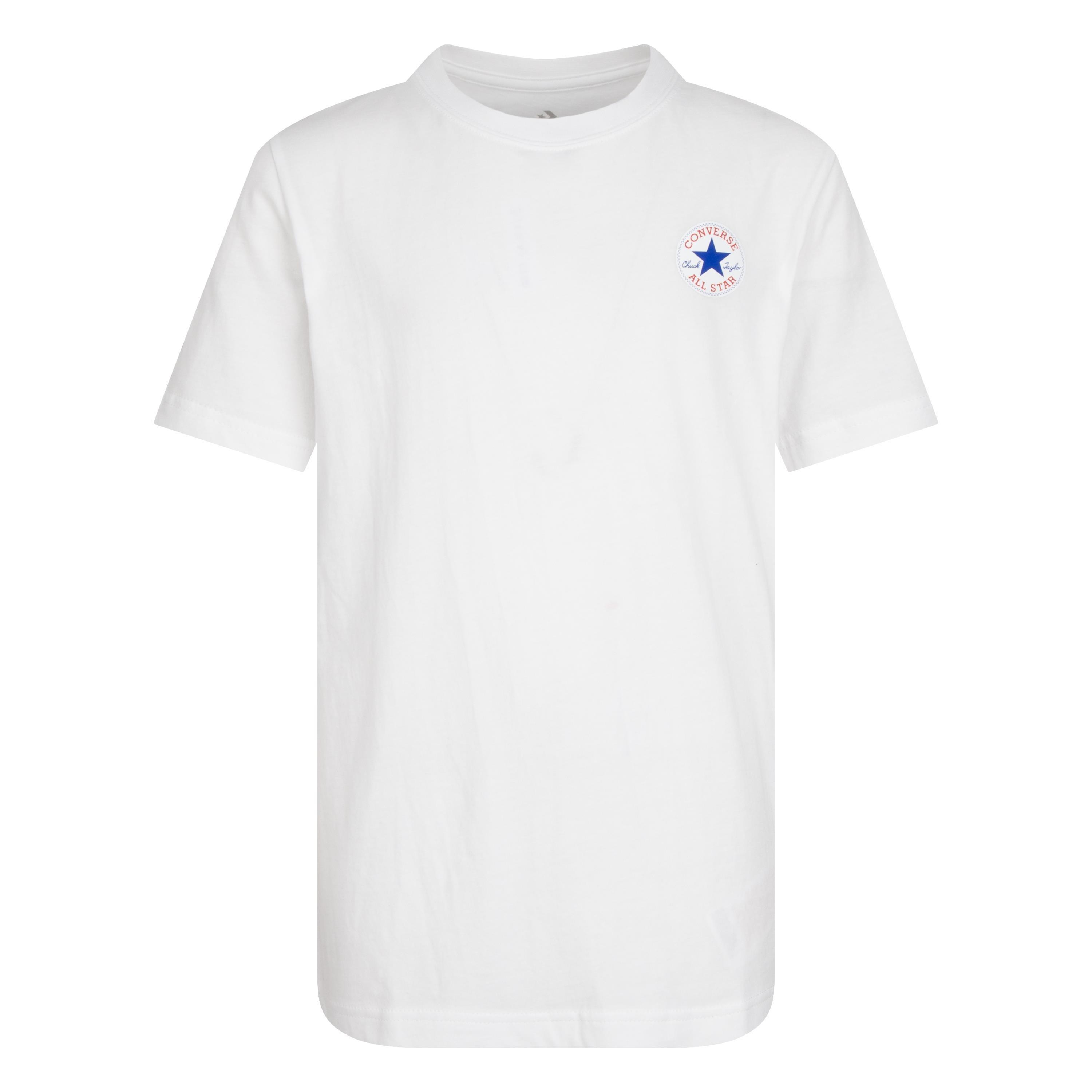 White - Converse - Kids' Printed Regular Fit T-Shirt