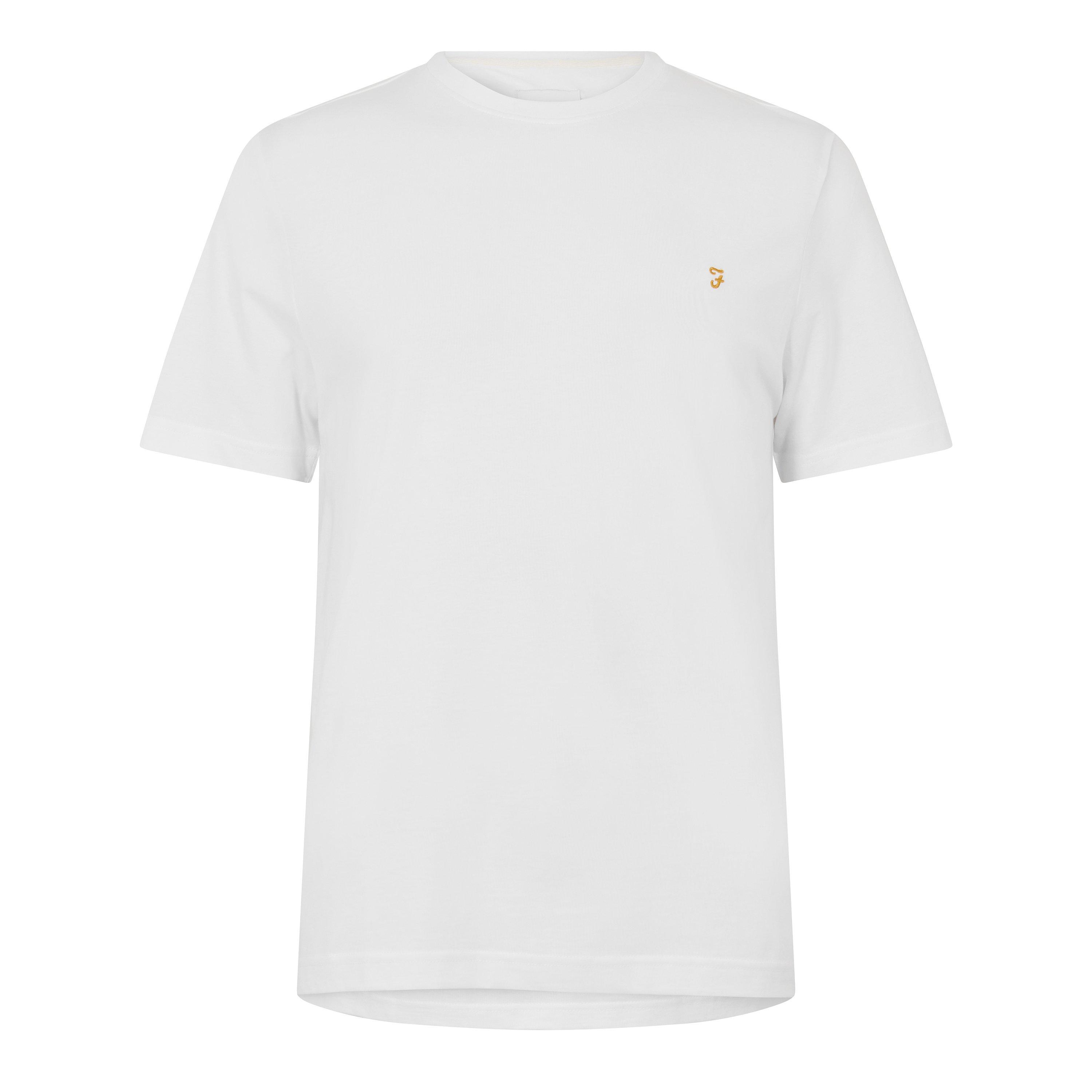 White 104 - Farah - Men's Harrow SS T-Shirt - 1