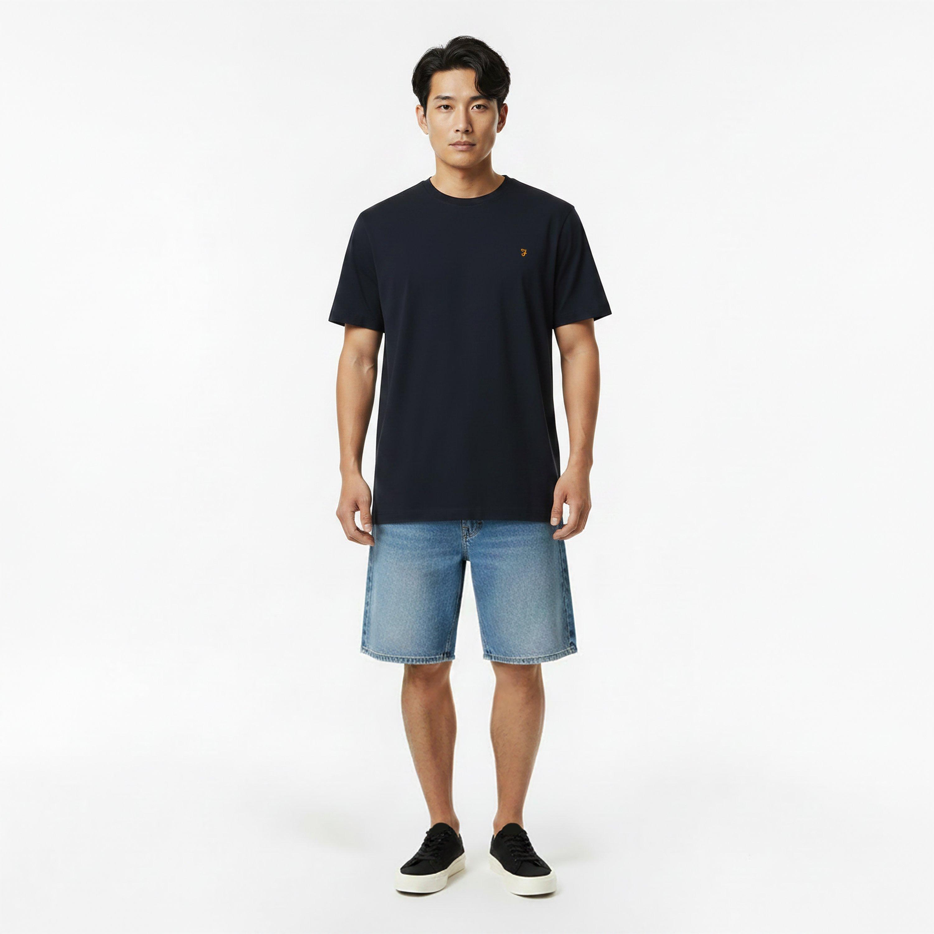 True Navy 412 - Farah - Men's Harrow SS T-Shirt - 5
