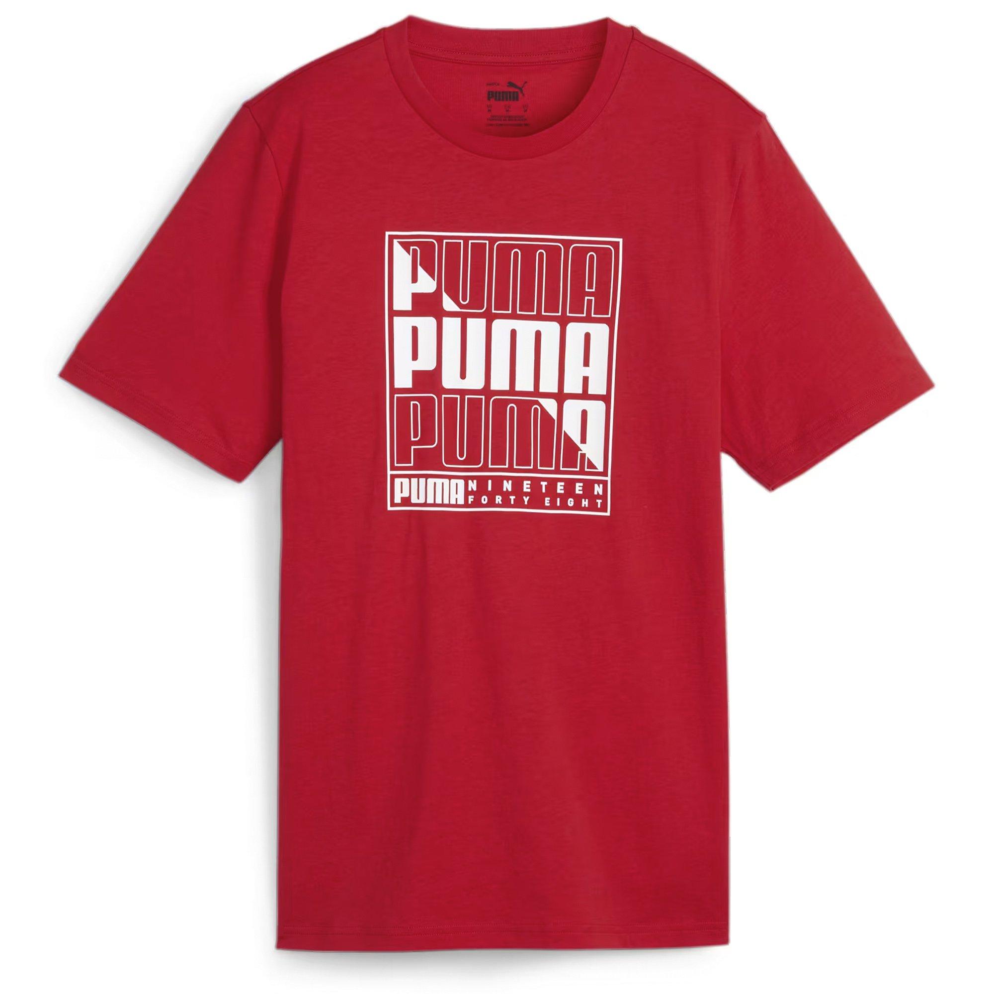 For All TimeRed - Puma - Graphic Box T-Shirt Mens - 1