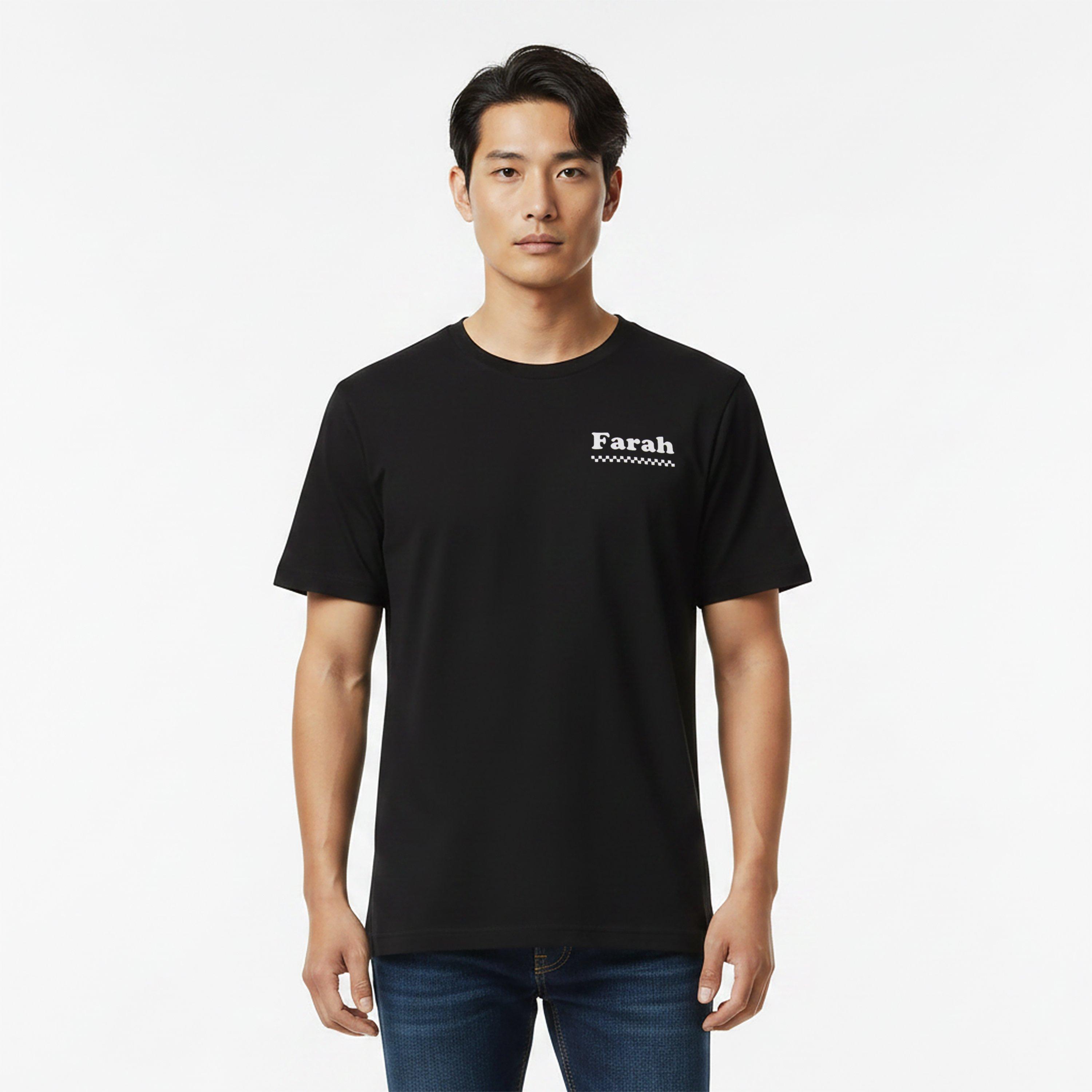Black 010 - Farah - Men's Brent Graph T-Shirt - 3