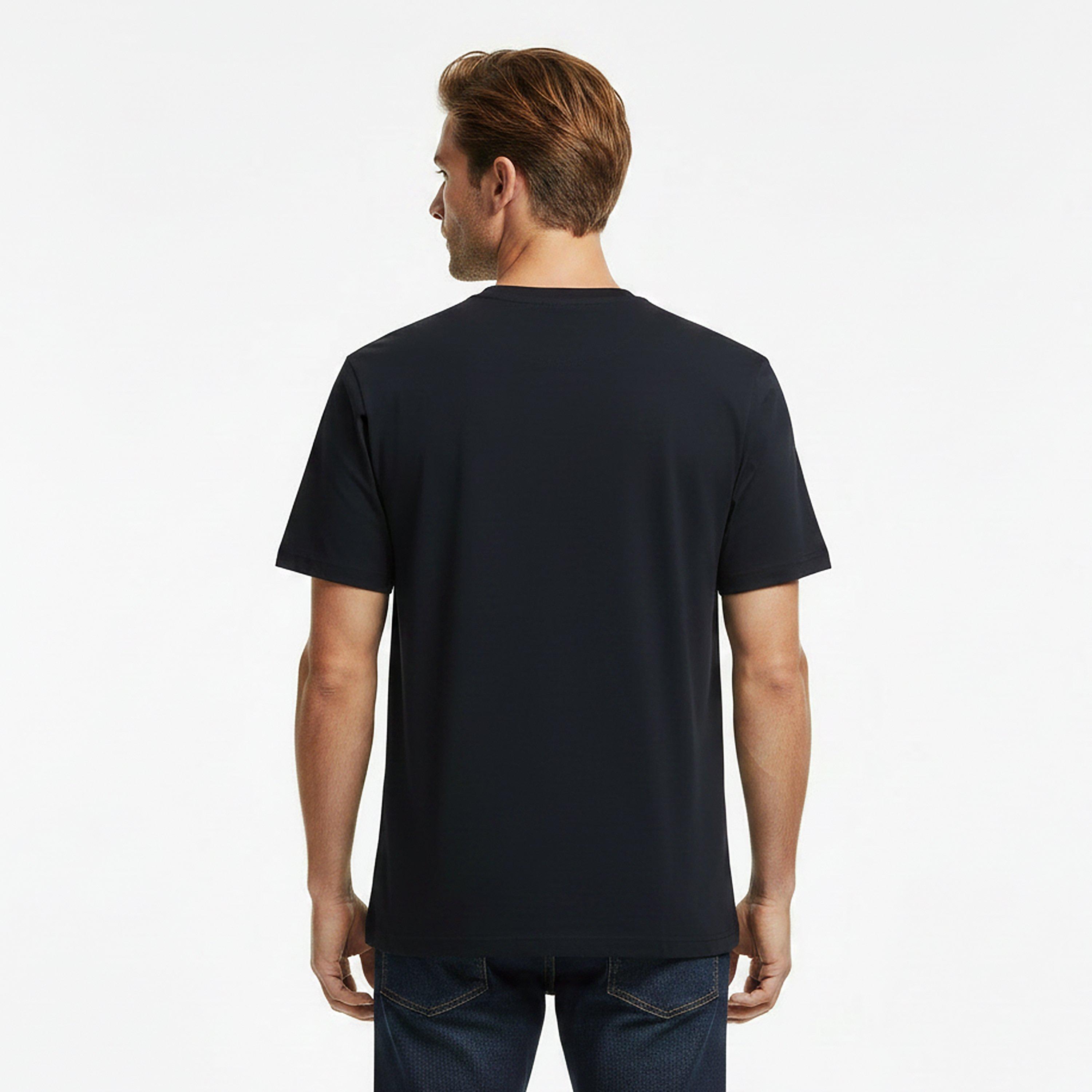 True Navy  412 - Farah - Men's Rayners GraphT T-Shirt - 4