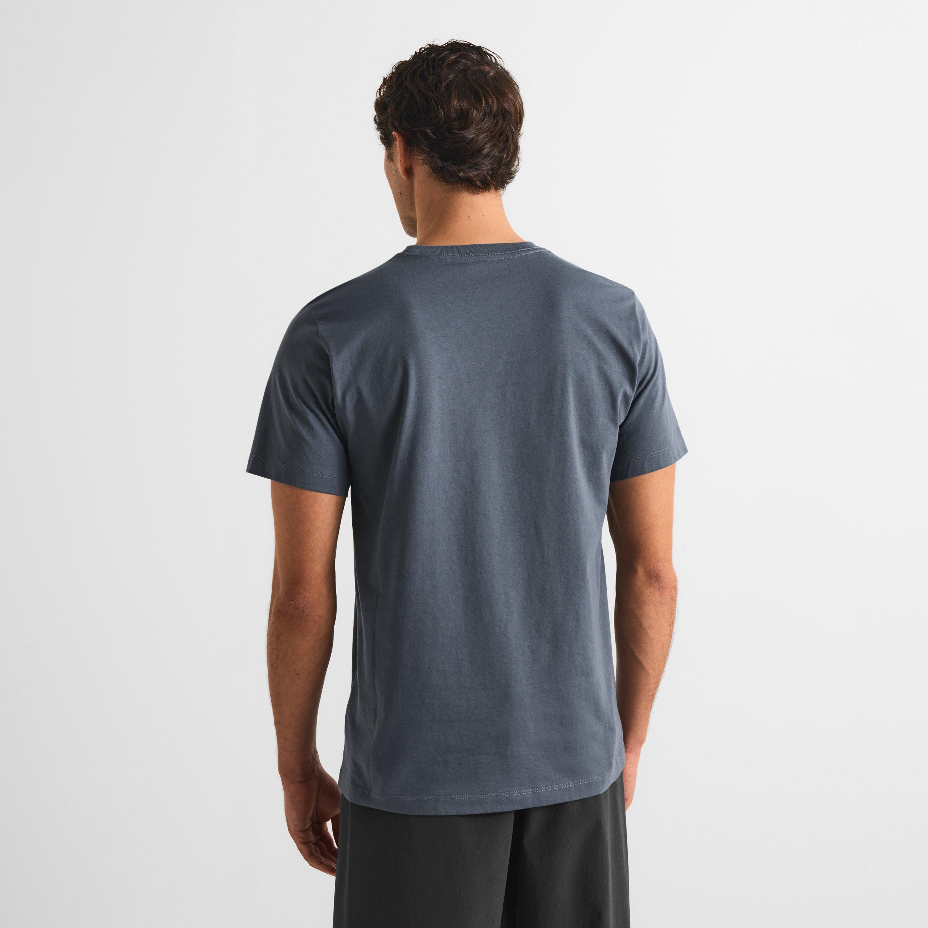 Granite Grey - The North Face - Regular Fit Simple Dome T-Shirt Mens - 4