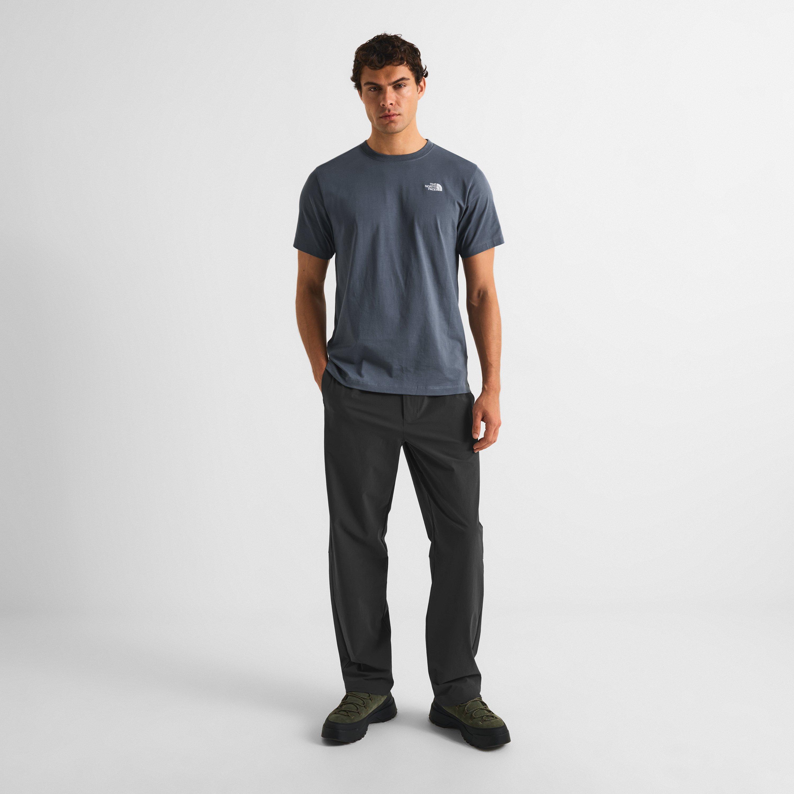 Granite Grey - The North Face - Regular Fit Simple Dome T-Shirt Mens - 6