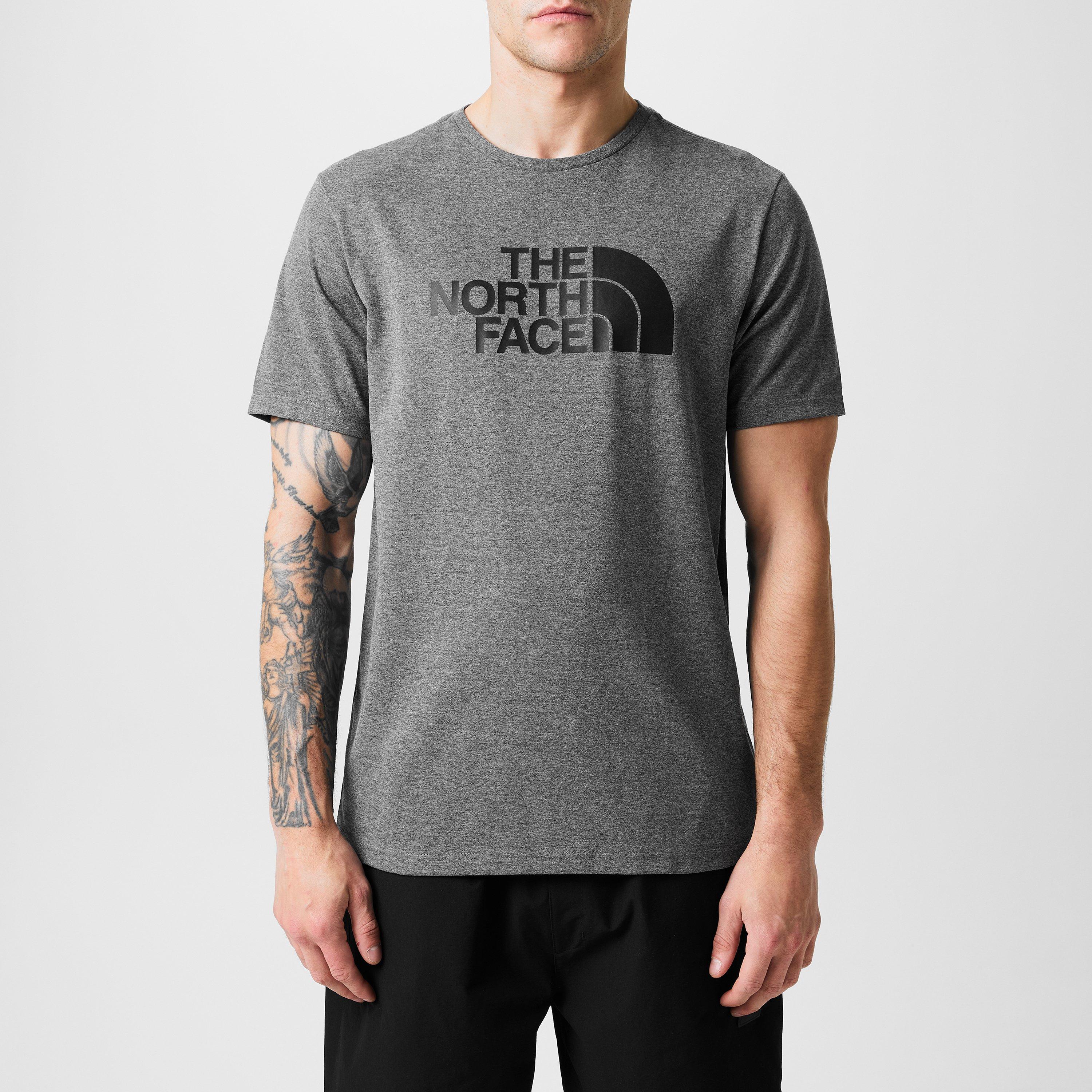 TNF Med Grey - The North Face - Regular Fit Short Sleeve T-Shirt Mens - 3