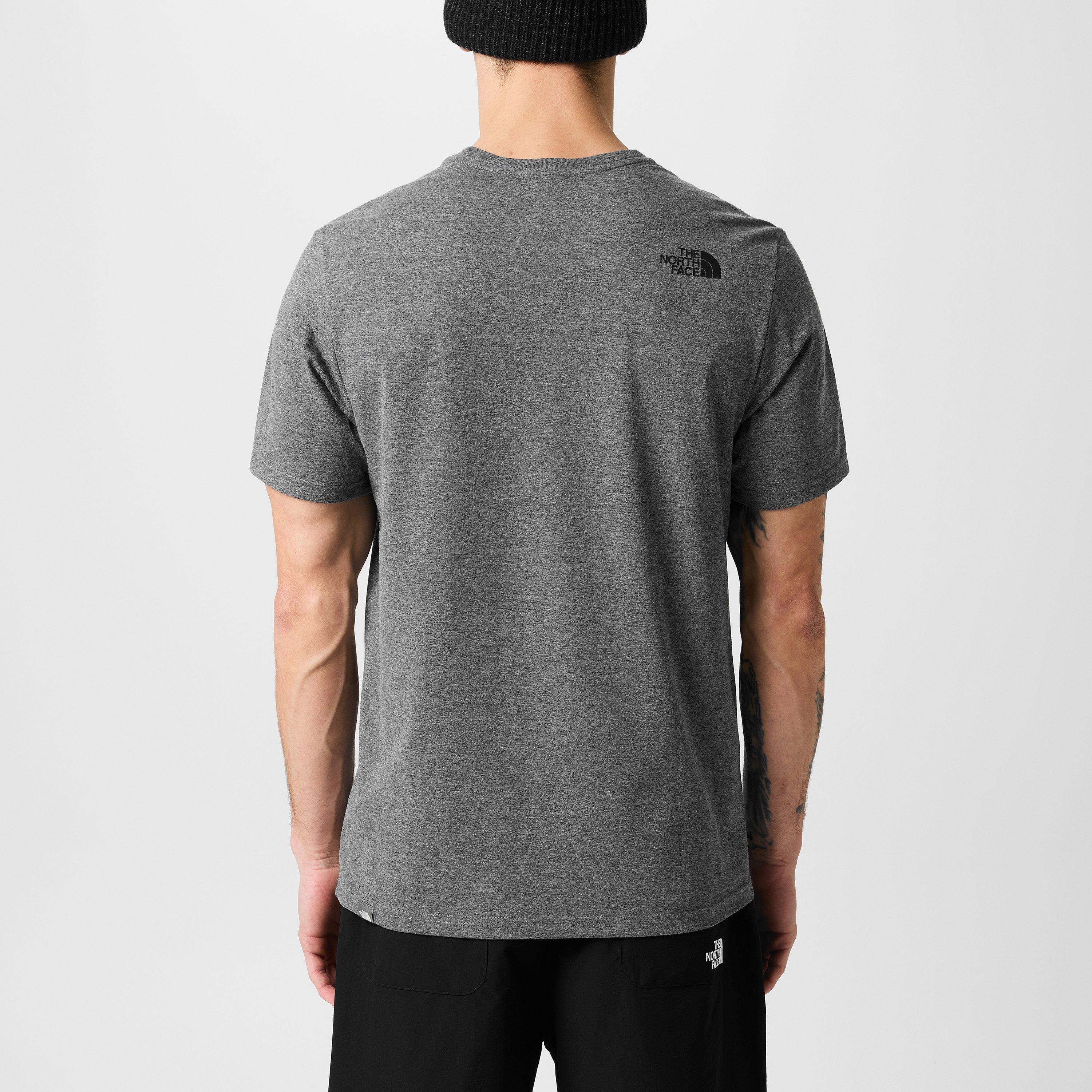 TNF Med Grey - The North Face - Regular Fit Short Sleeve T-Shirt Mens - 4