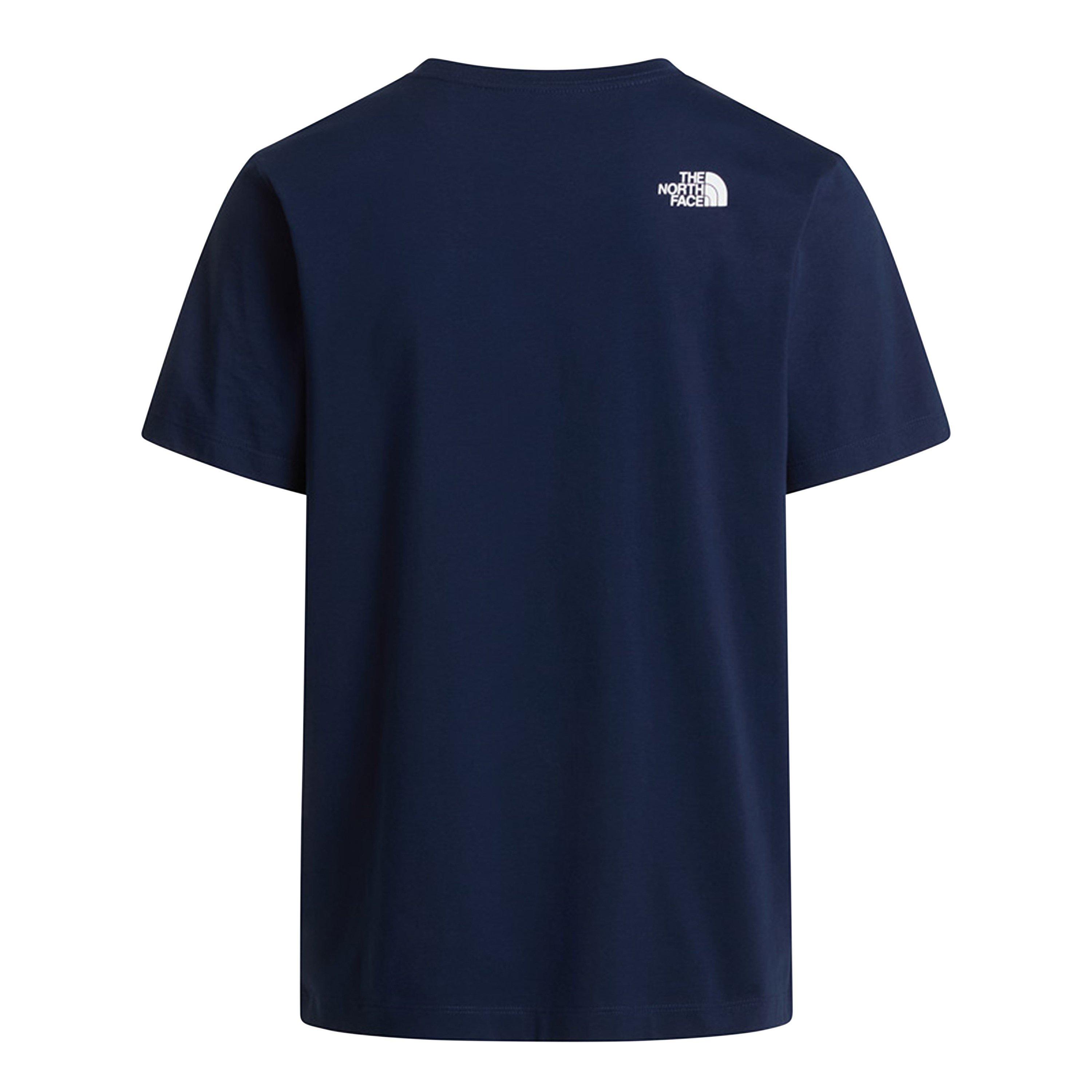 Summit Navy - The North Face - Regular Fit Short Sleeve T-Shirt Mens - 2