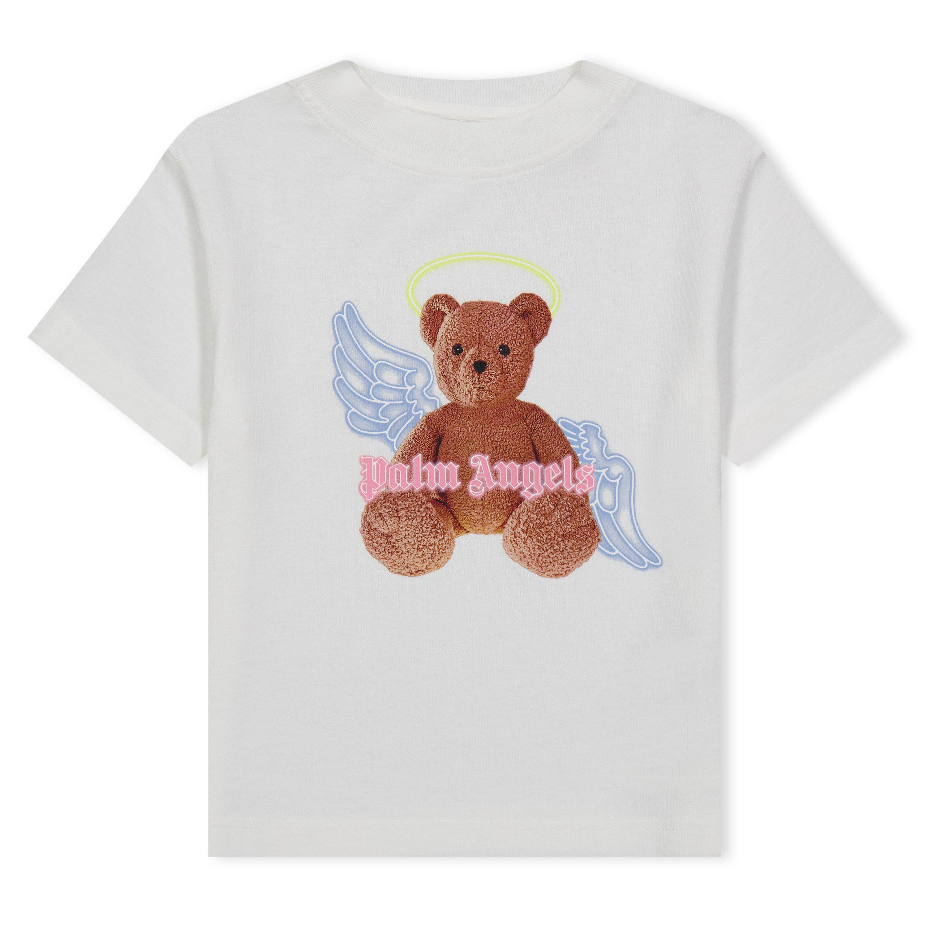Palm Angels Girls Angel Bear T-Shirt Juniors - White 20360 - 12+
