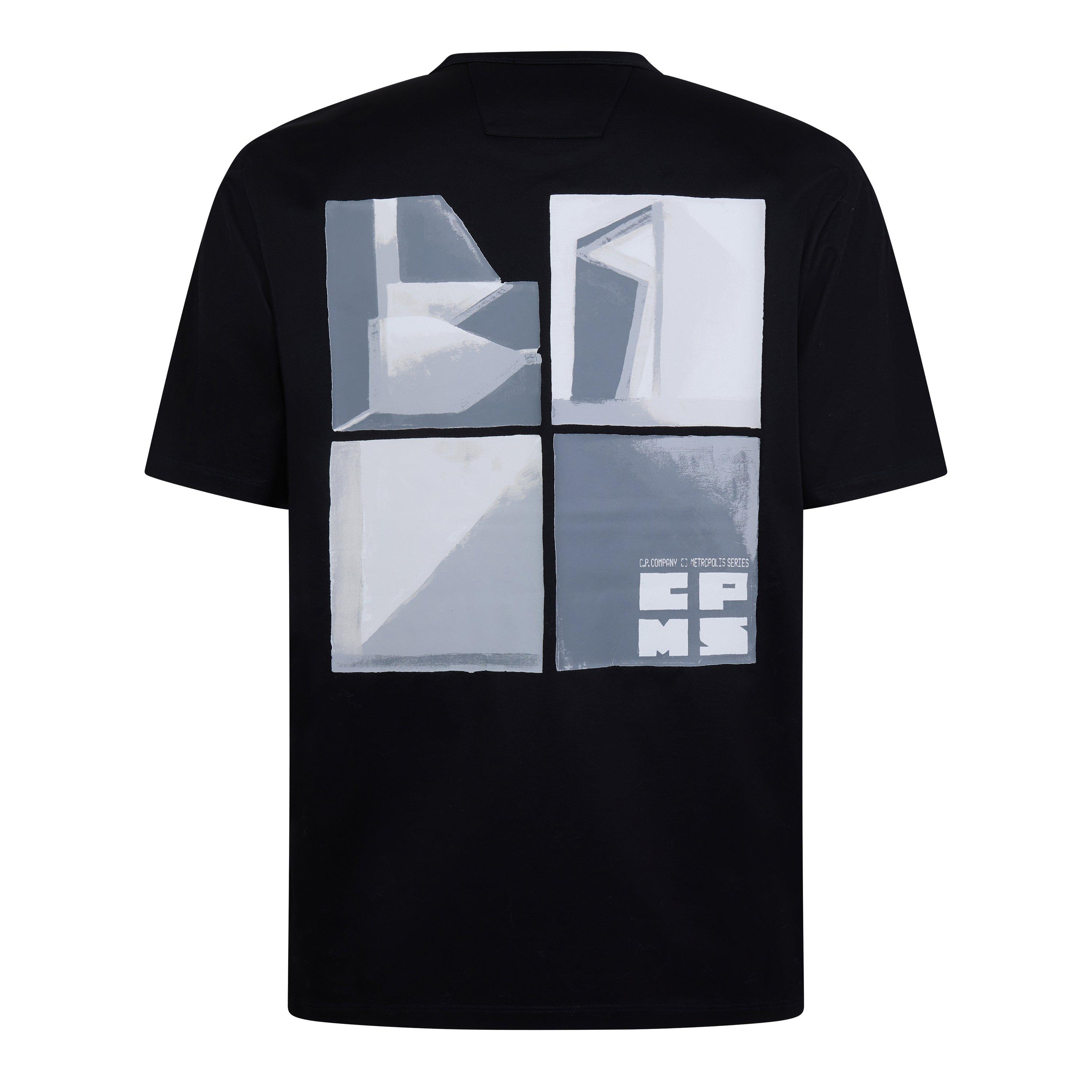 Black 999 - CP Company Metropolis - CPCM Graph Tee Sn64 - 2