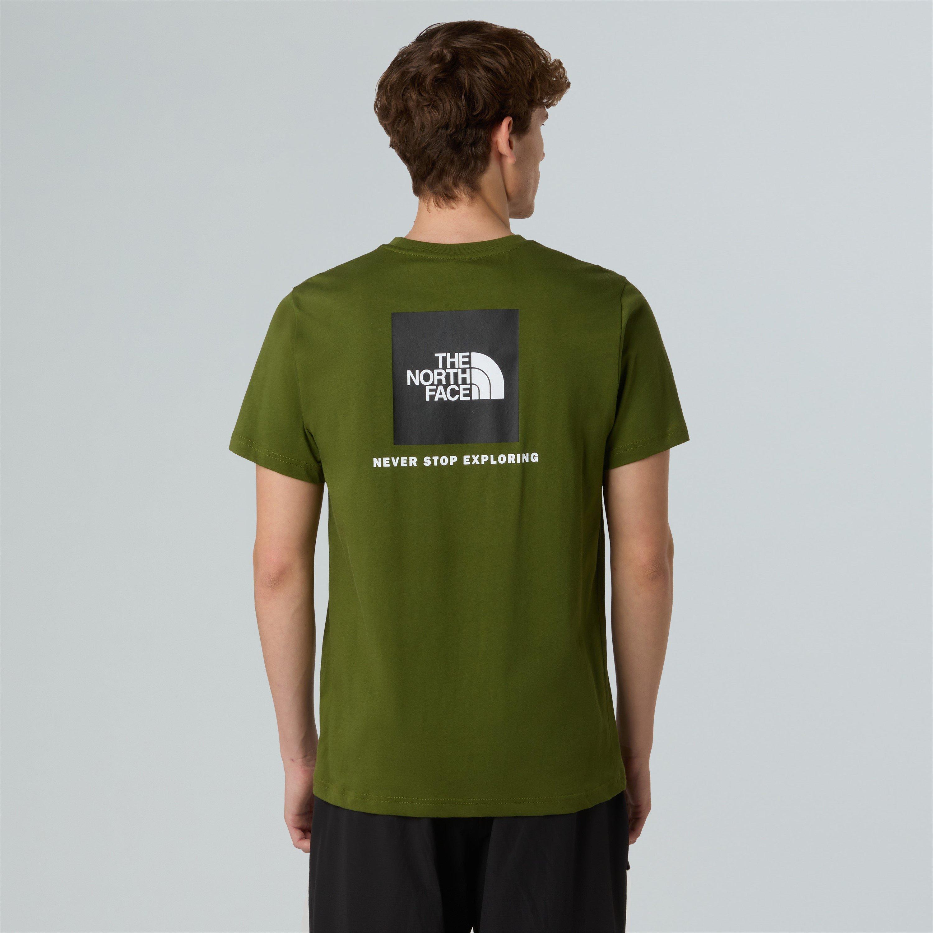 Woodland Grn - The North Face - Never Stop Exploring Regular Fit T-Shirt Mens - 3