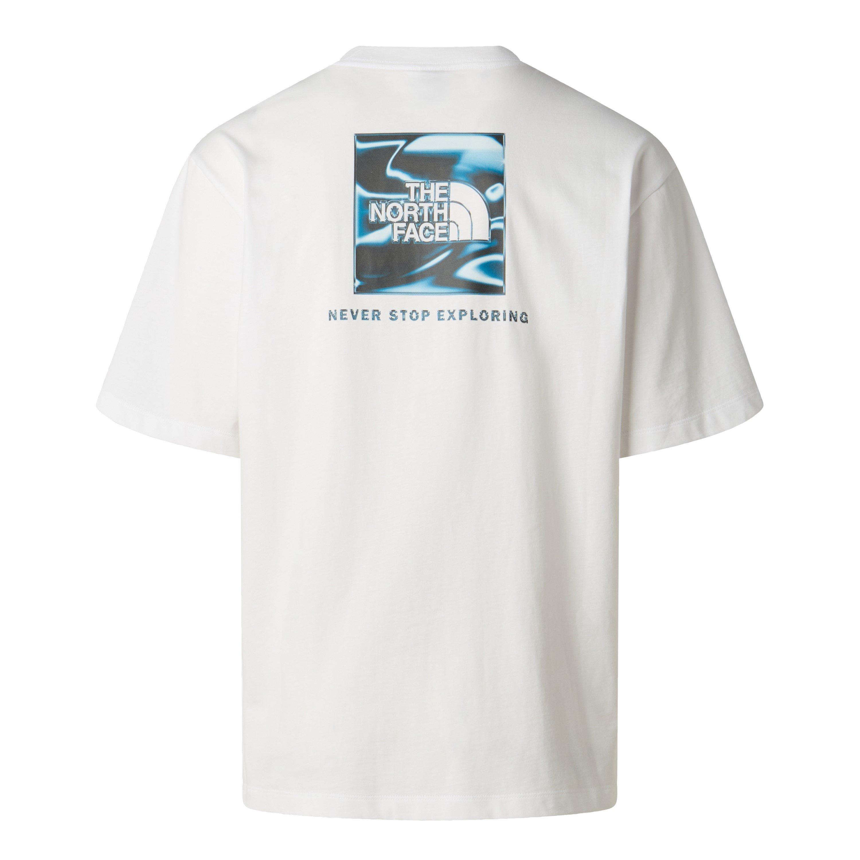 The North Face Men's Tnf White Never Stop Exploring Regular Fit T-Shirt - Large