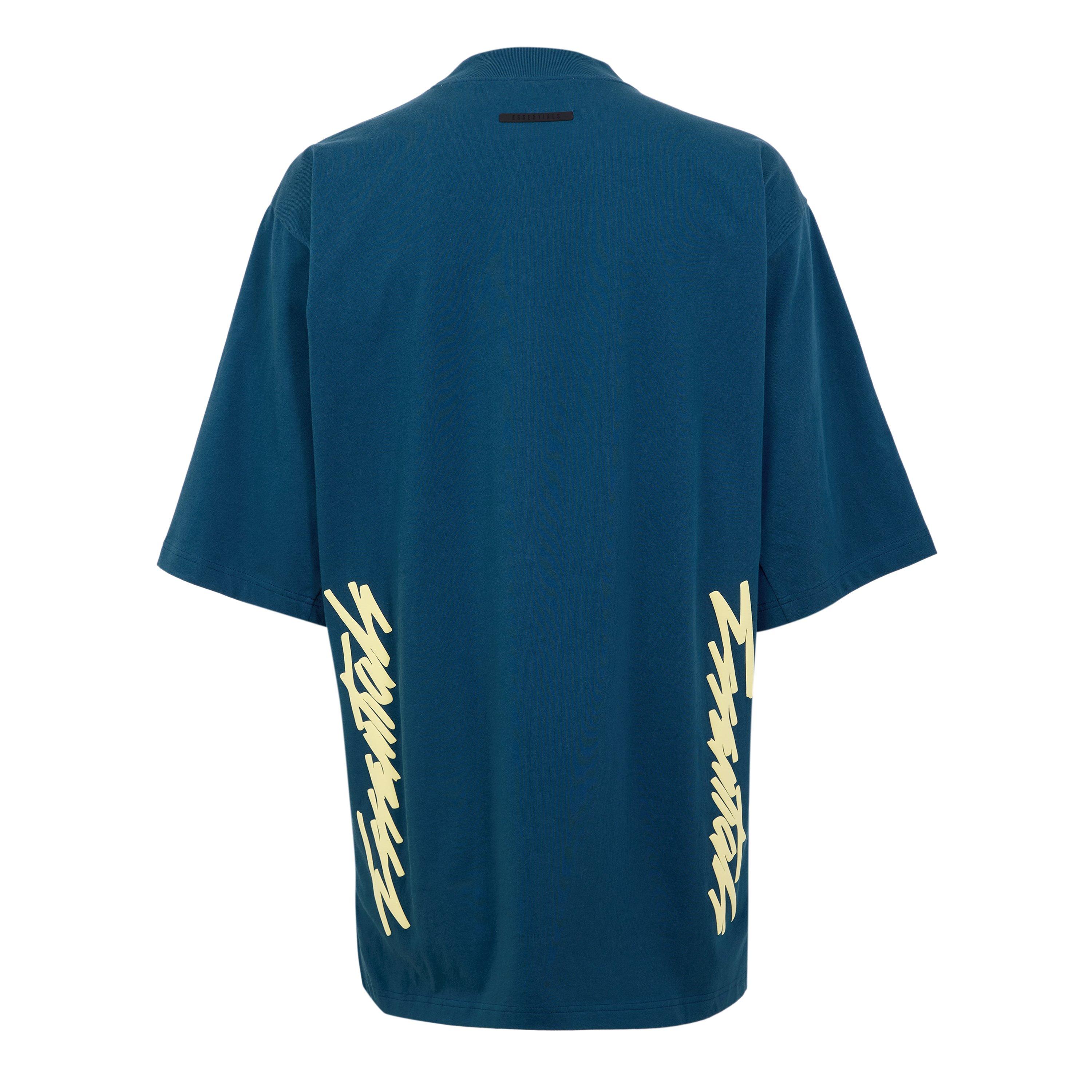 Wash Night Sea - Fear Of God Essentials - FGE Racing Tee Sn64 - 2