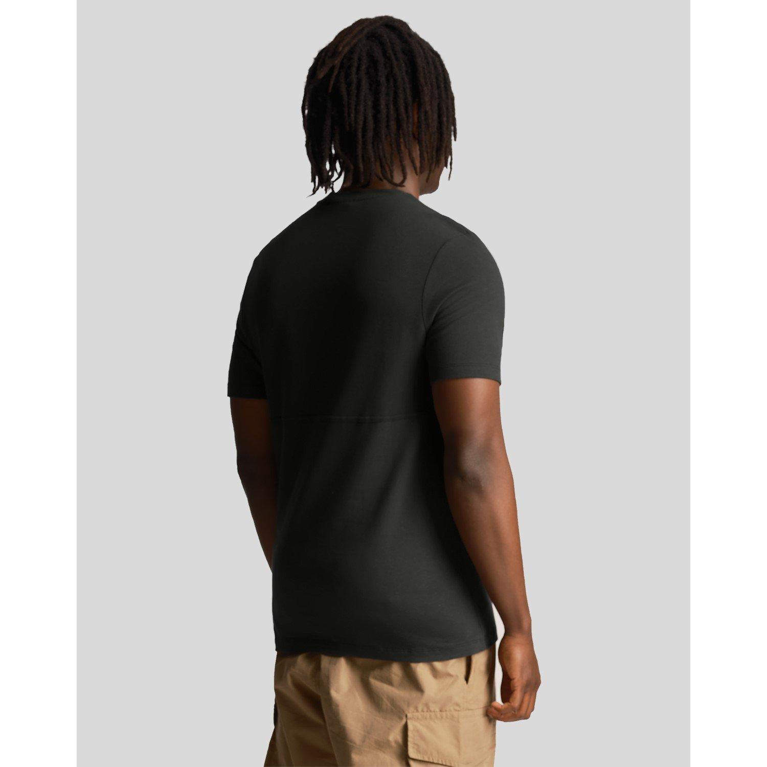 Black Ice - Lyle and Scott - Men's Textured Regular Fit T-Shirt - 3