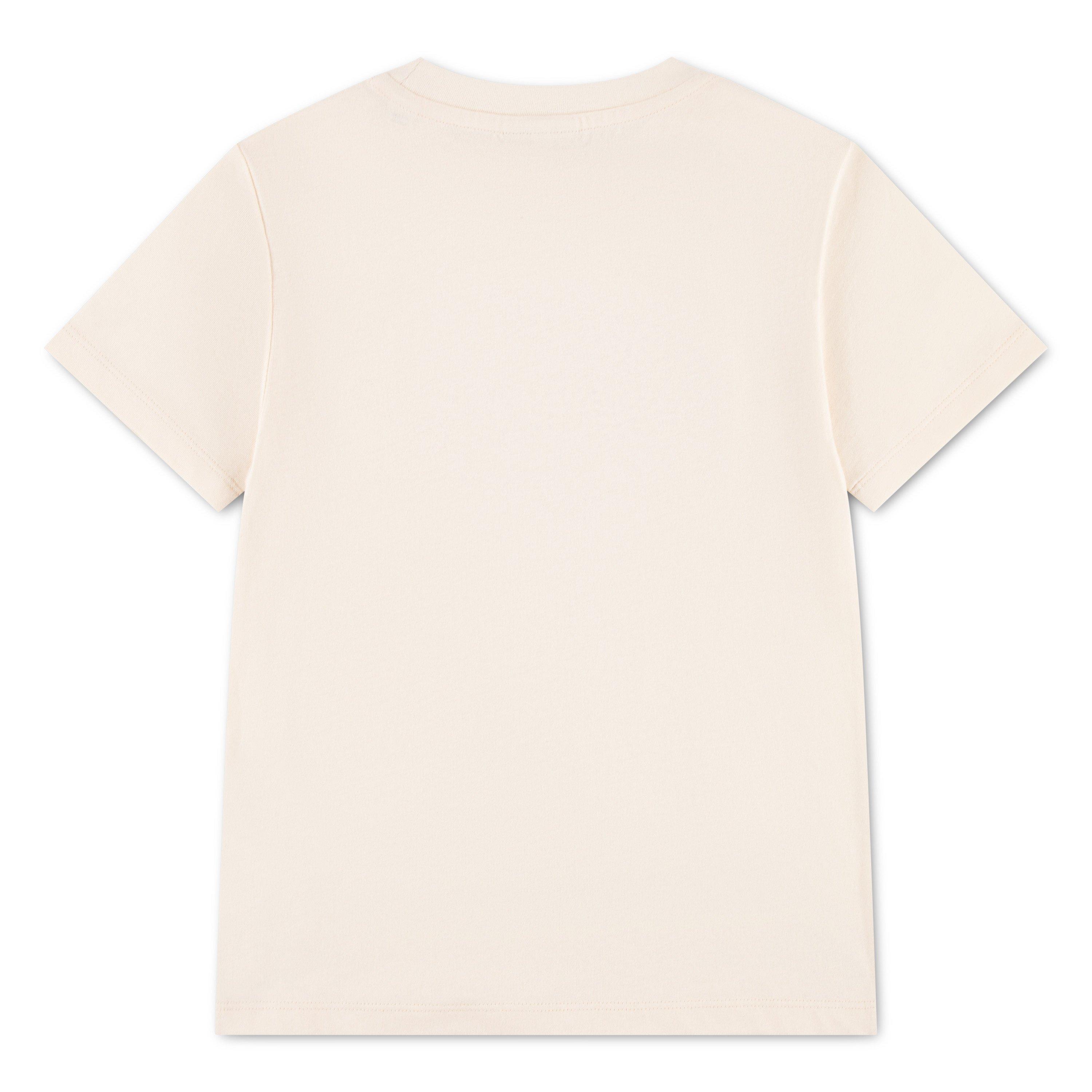 Bianco - Lacoste - Kids' Graphic Cotton Short-Sleeve Crew-Neck T-Shirt - 3