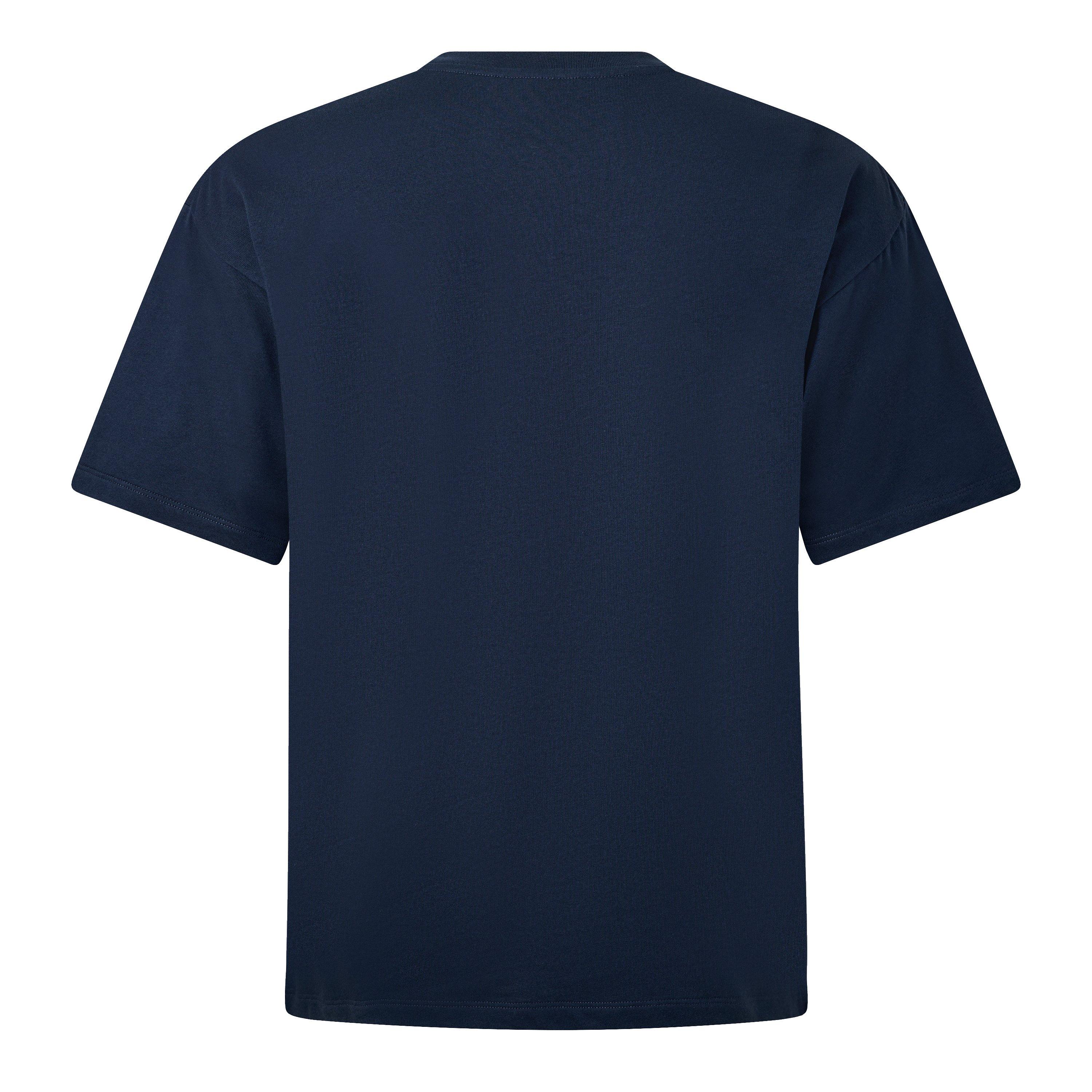 Navy - Saint Laurent - Saint Tab Logo Tee Sn64 - 2