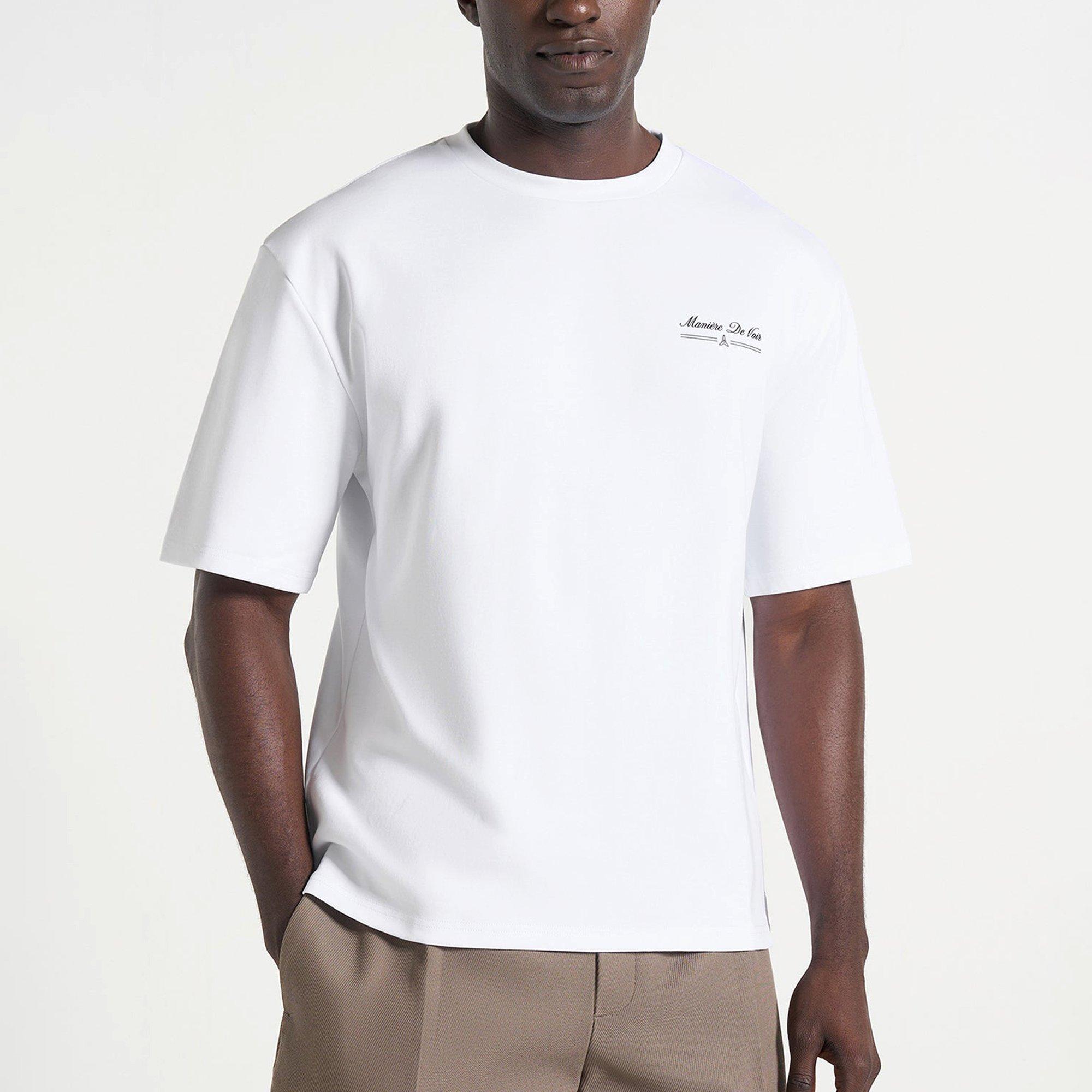White - Maniere De Voir - Maniere Graph Tee Sn63 - 4
