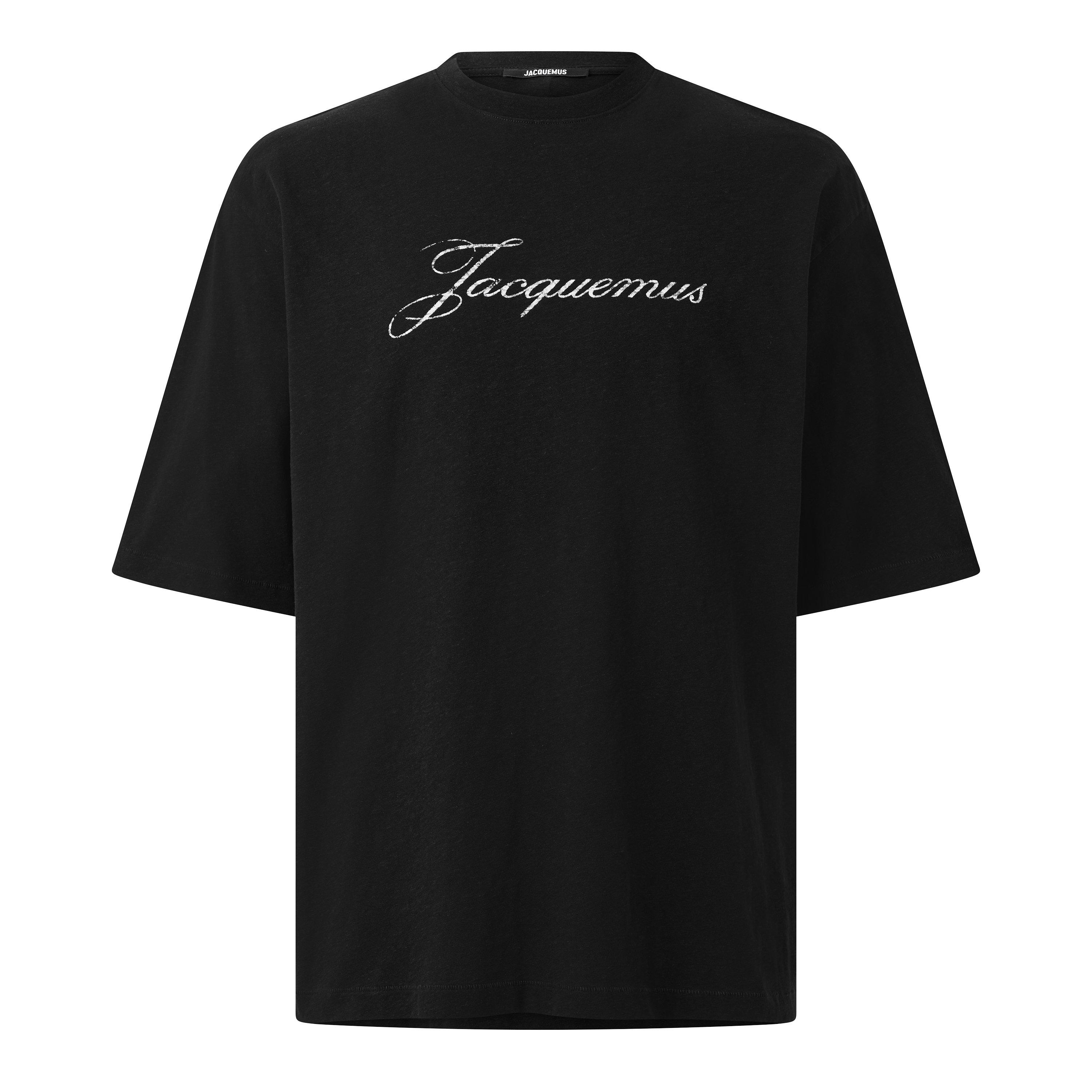 Black - Jacquemus - Jacq Script Tee Sn64 - 1