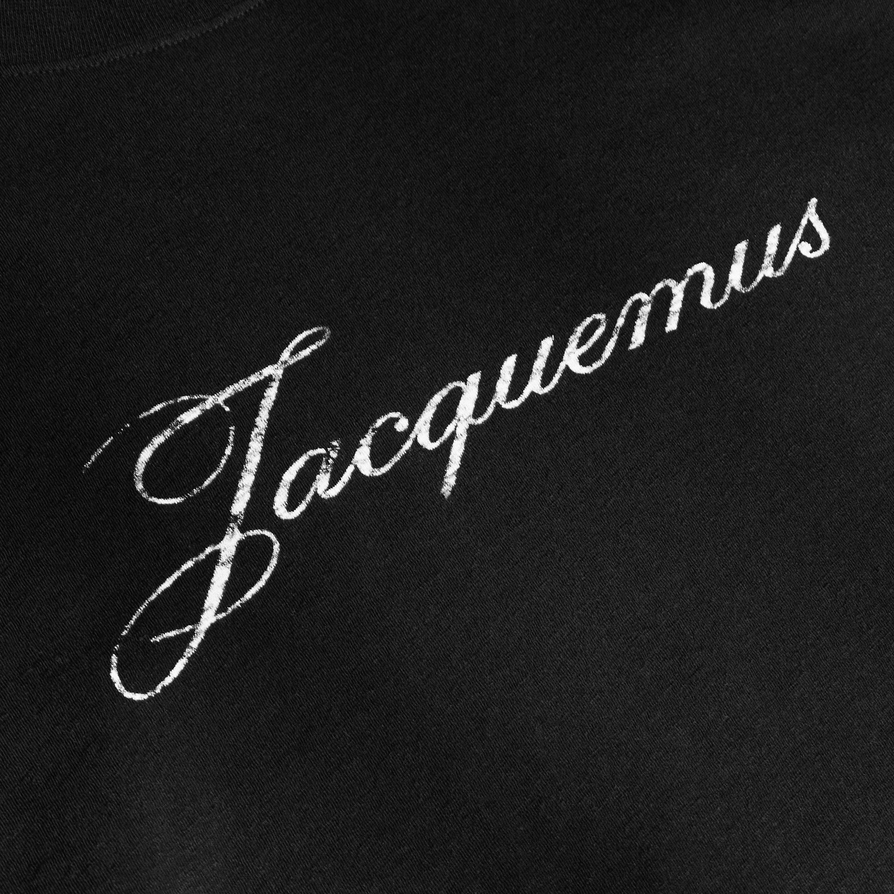 Black - Jacquemus - Jacq Script Tee Sn64 - 3