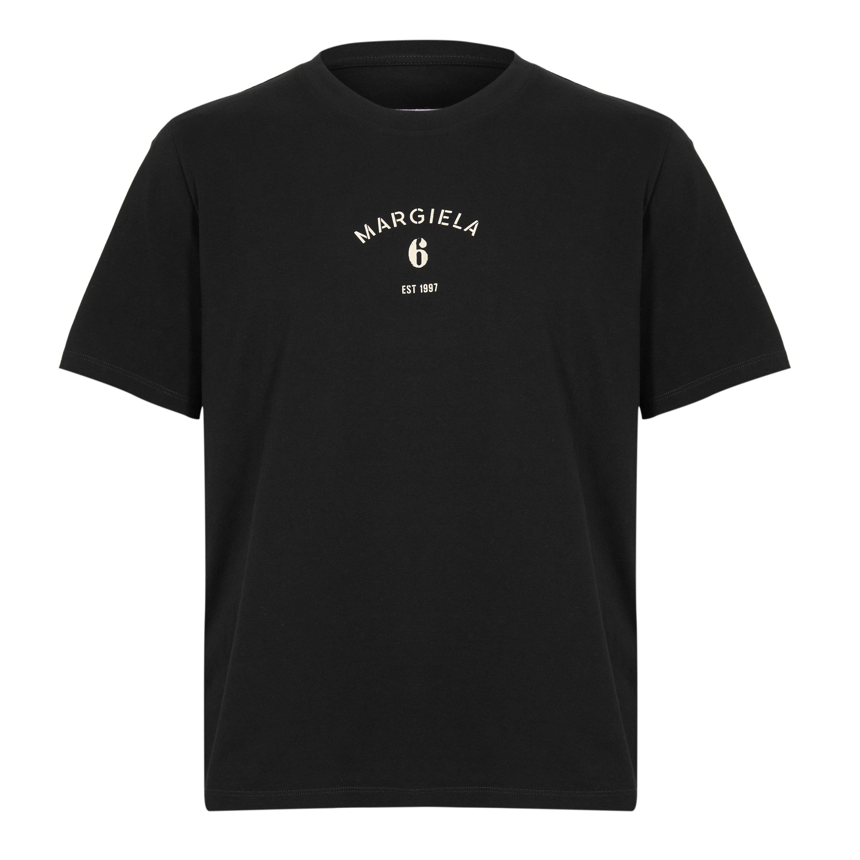 Black - MM6 Maison Margiela - Men's 6 T-Shirt - 1