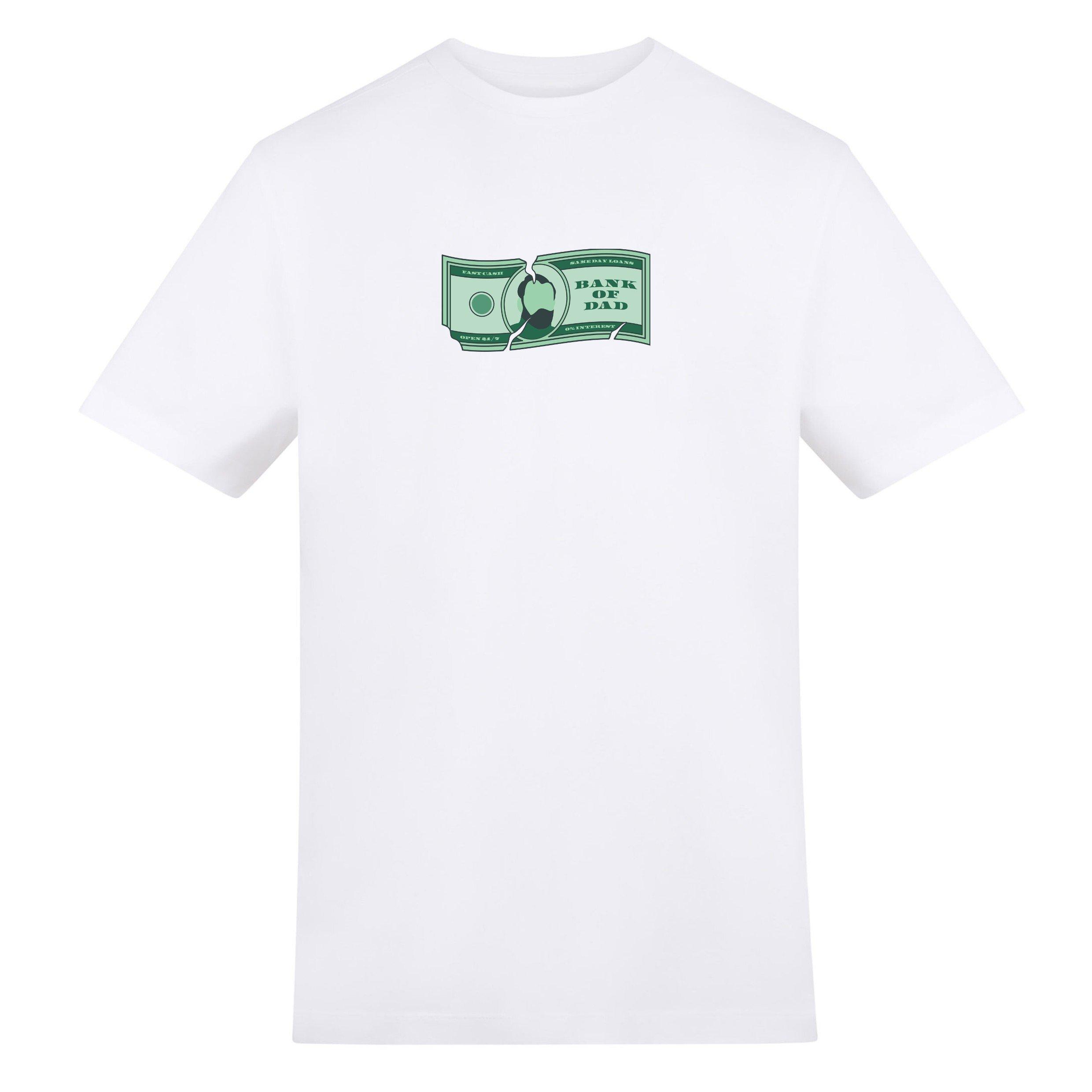 Bank of Dad - AWD - Fathers Day Adult Printed Tee