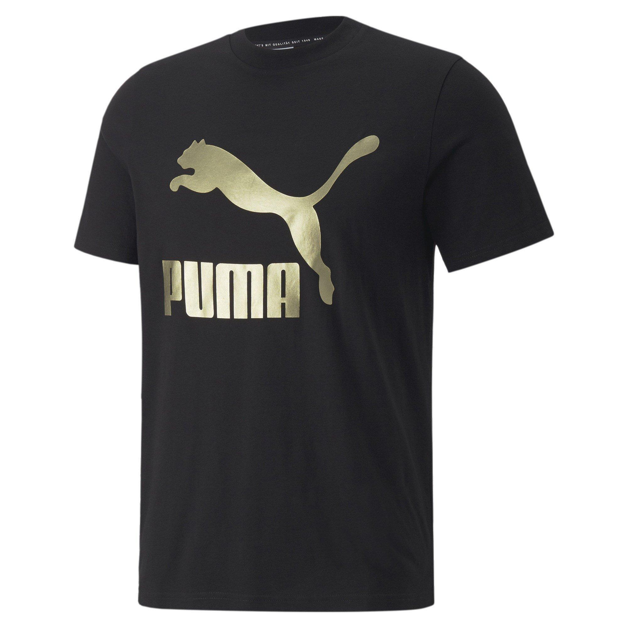 Puma | Classic Logo Metallic Mens T Shirt | Regular Fit T-Shirts ...