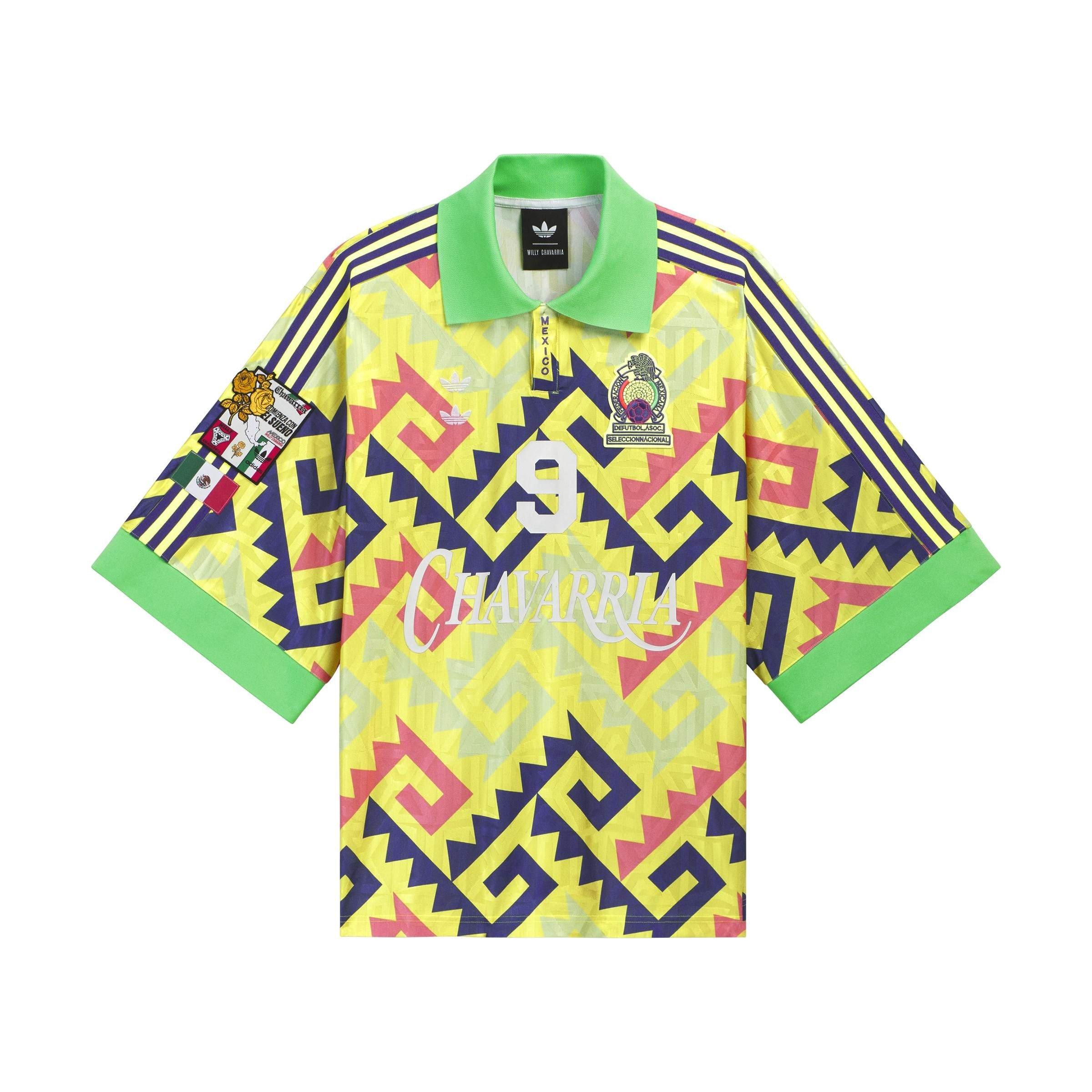 adidas x Willy Chavarria Jersey - Lemon/Purple - L