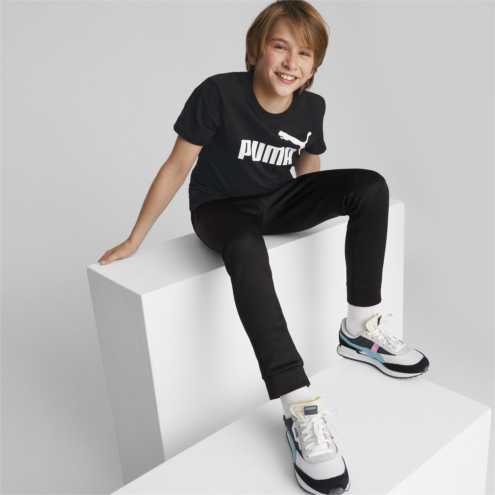 Puma Black - Puma - Essentials Logo T-Shirt Juniors - 3