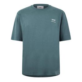 Ami Paris Organic Cotton Logo T-Shirt