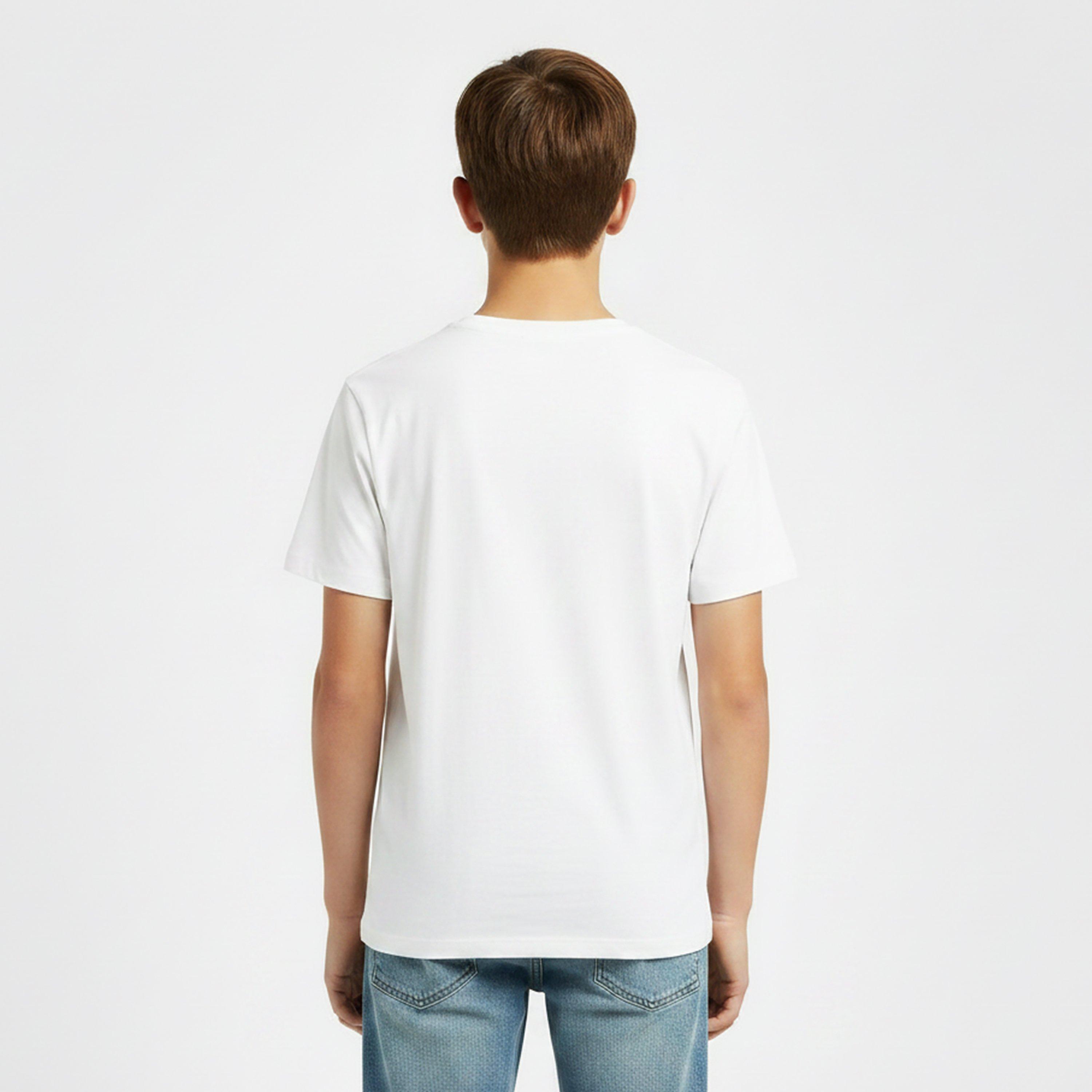 White - Tommy Hilfiger - Kids' Heritage Flag T-Shirt - 4
