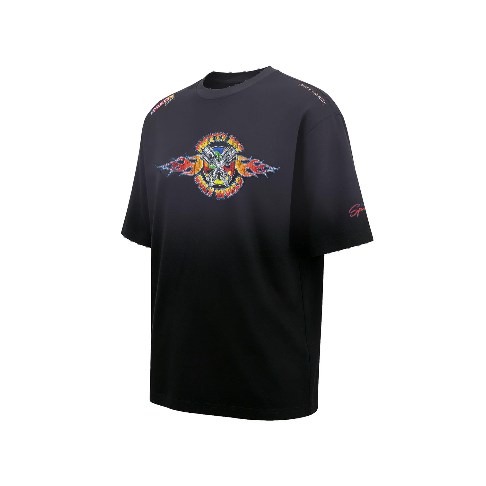Wash Black - Pretty Boy Ugly World - PBUW Piston World T Sn64 - 2