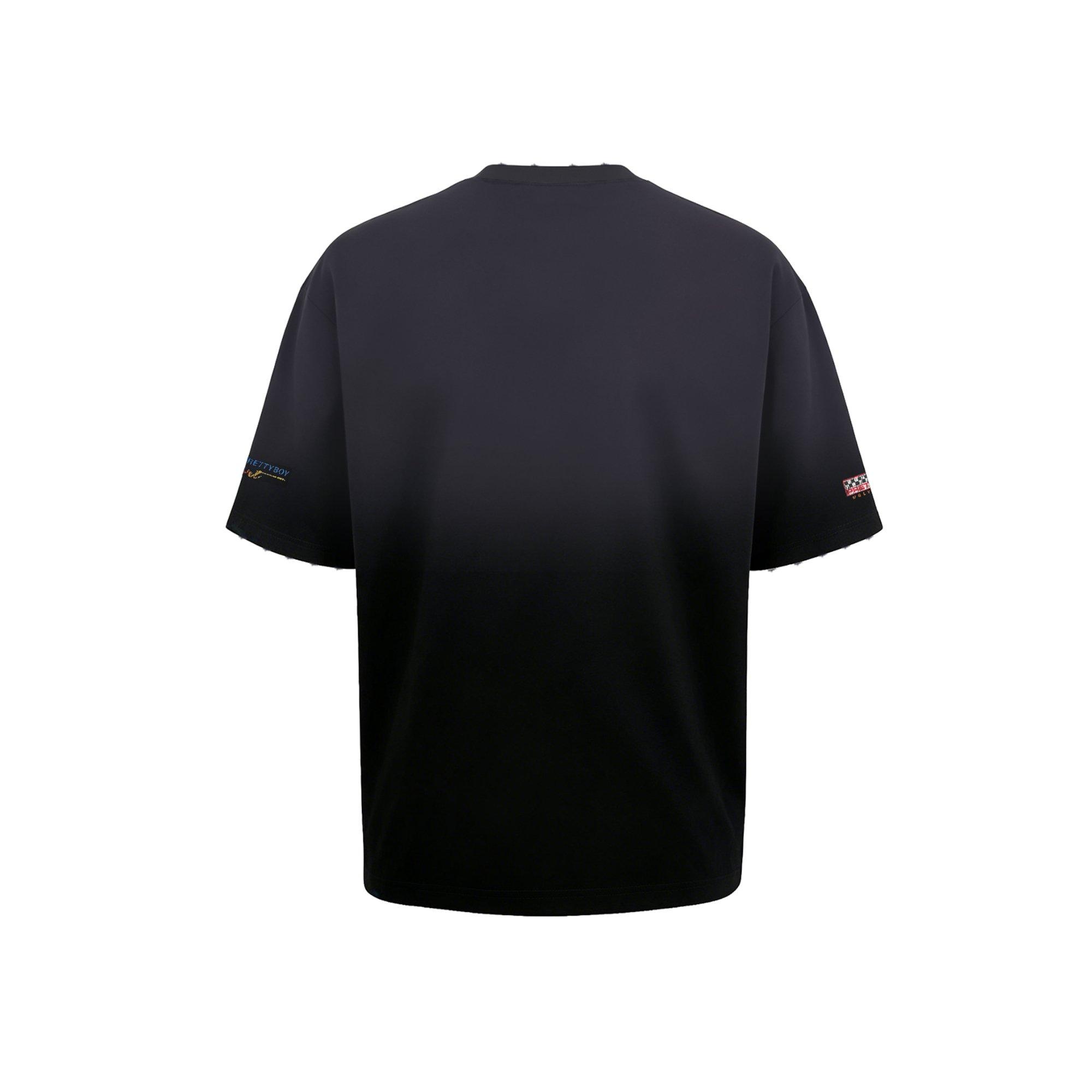 Wash Black - Pretty Boy Ugly World - PBUW Piston World T Sn64 - 3