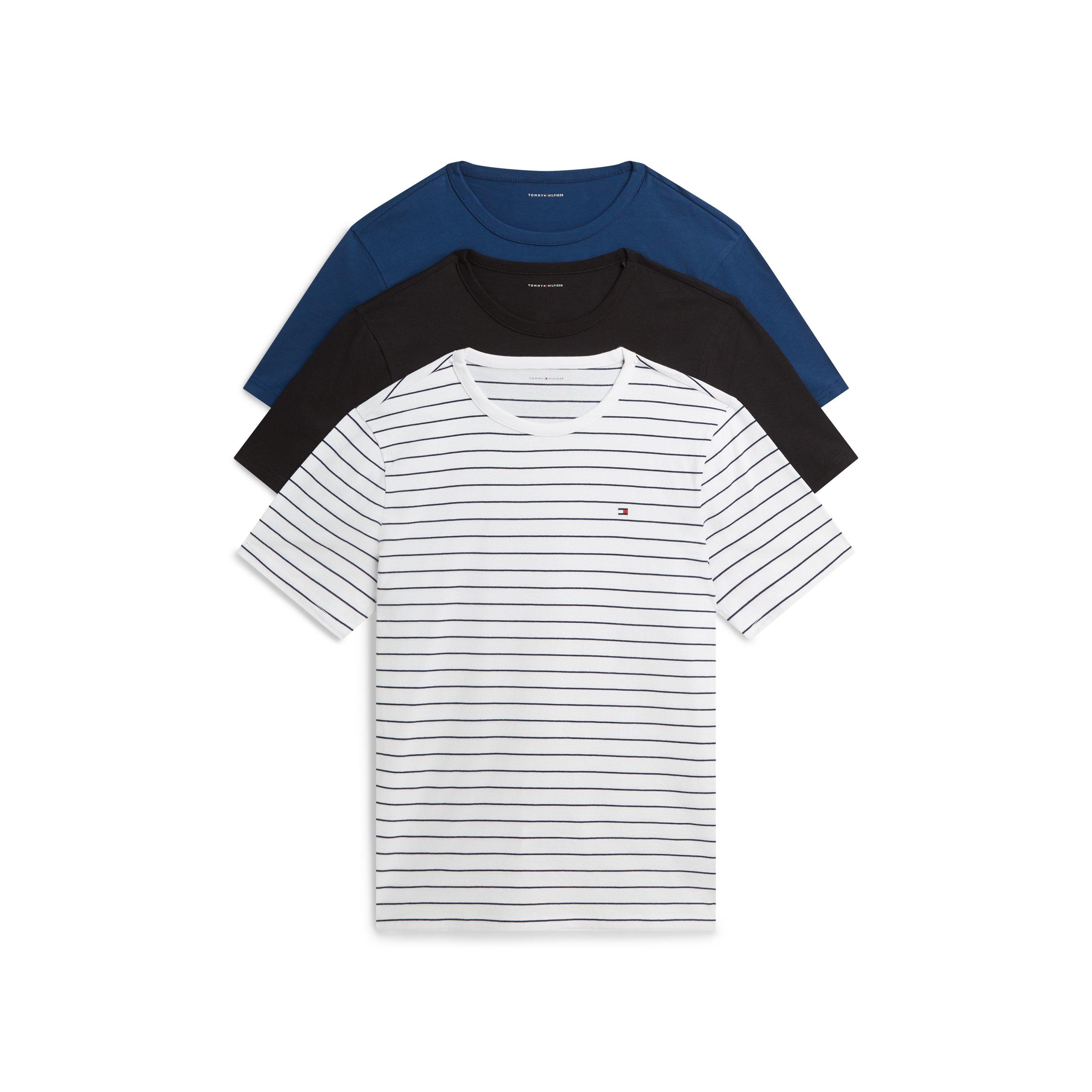 Stripe/Blu/Blck - Tommy Hilfiger - THB 3Pk Ss T Dye Str Sn64