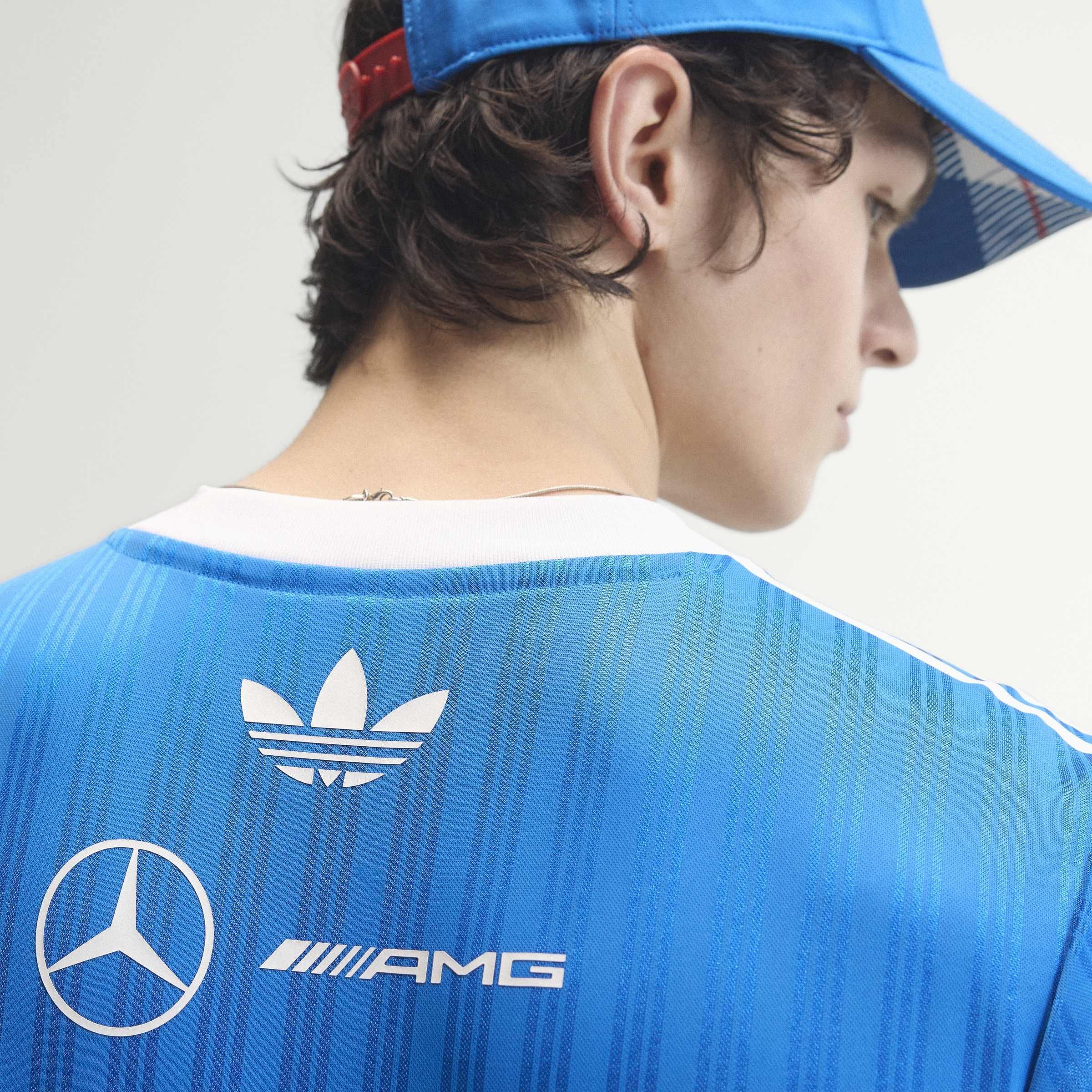 Blue//White - adidas Originals - x Mercedes AMG Petronas Formula 1 Team Blue Wonder Driver Jersey - 11