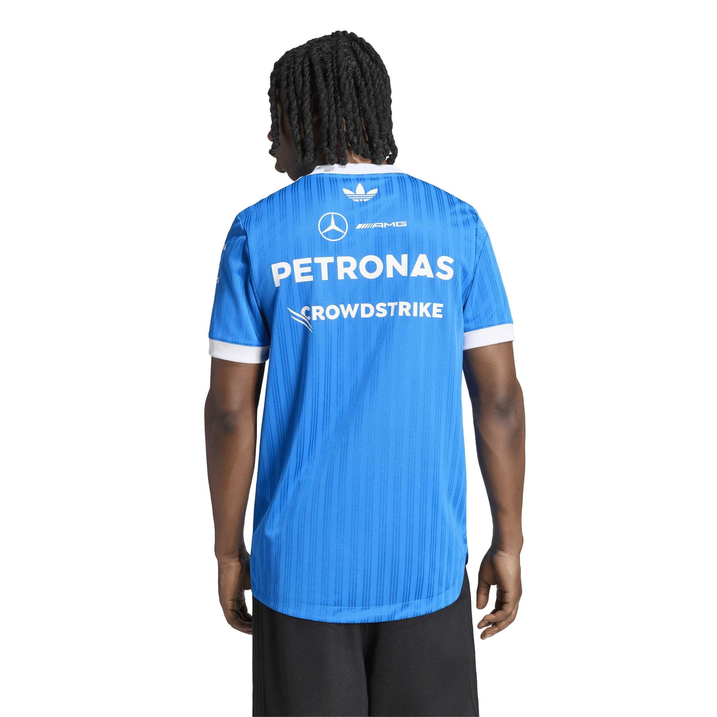 Blue//White - adidas Originals - x Mercedes AMG Petronas Formula 1 Team Blue Wonder Driver Jersey - 3