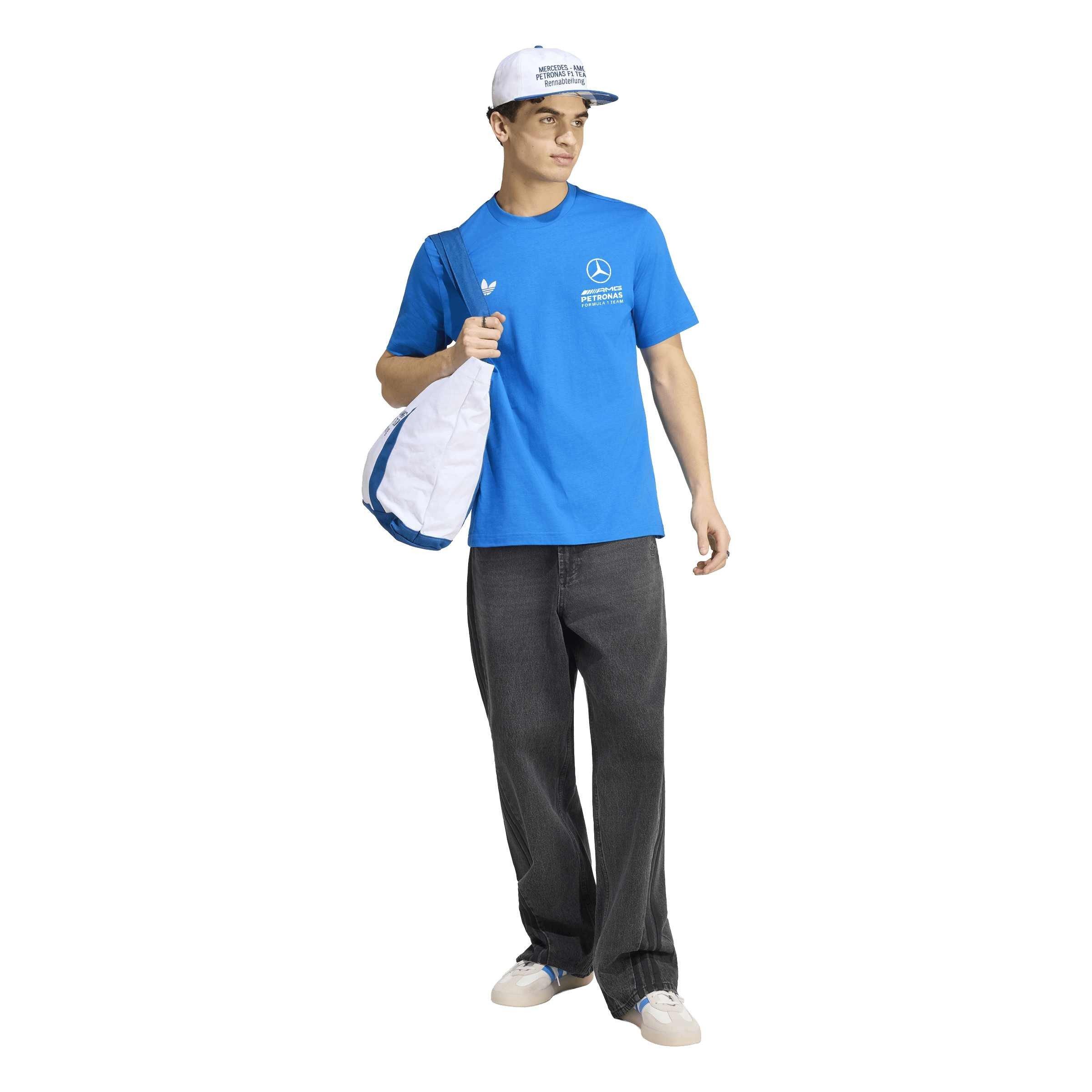 Blue/White - adidas Originals - Adidas Mer BW TEE M Sn63 - 6