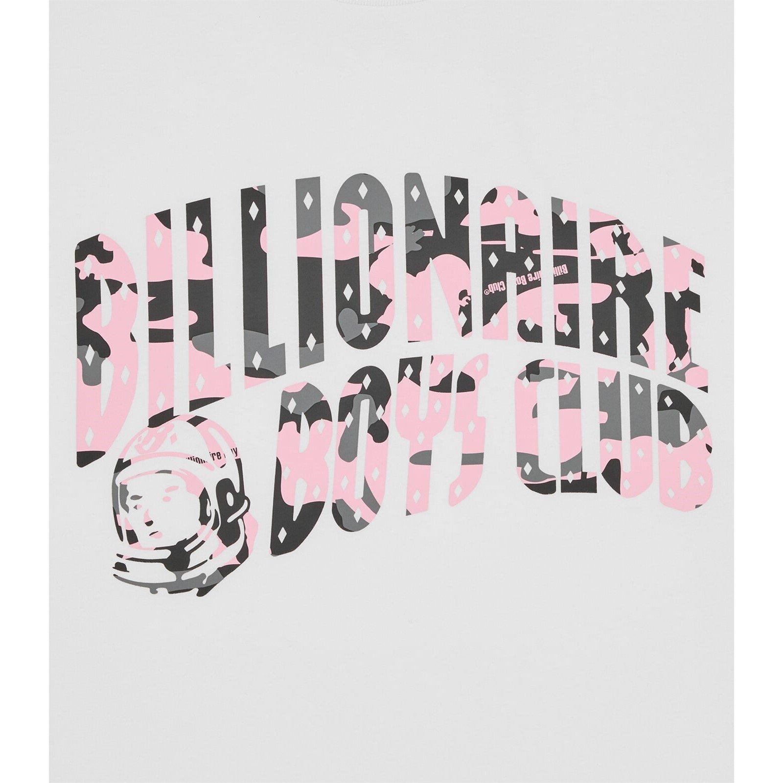 White/Pink - Billionaire Boys Club - Men's Camo Arch Cotton T-Shirt - 3