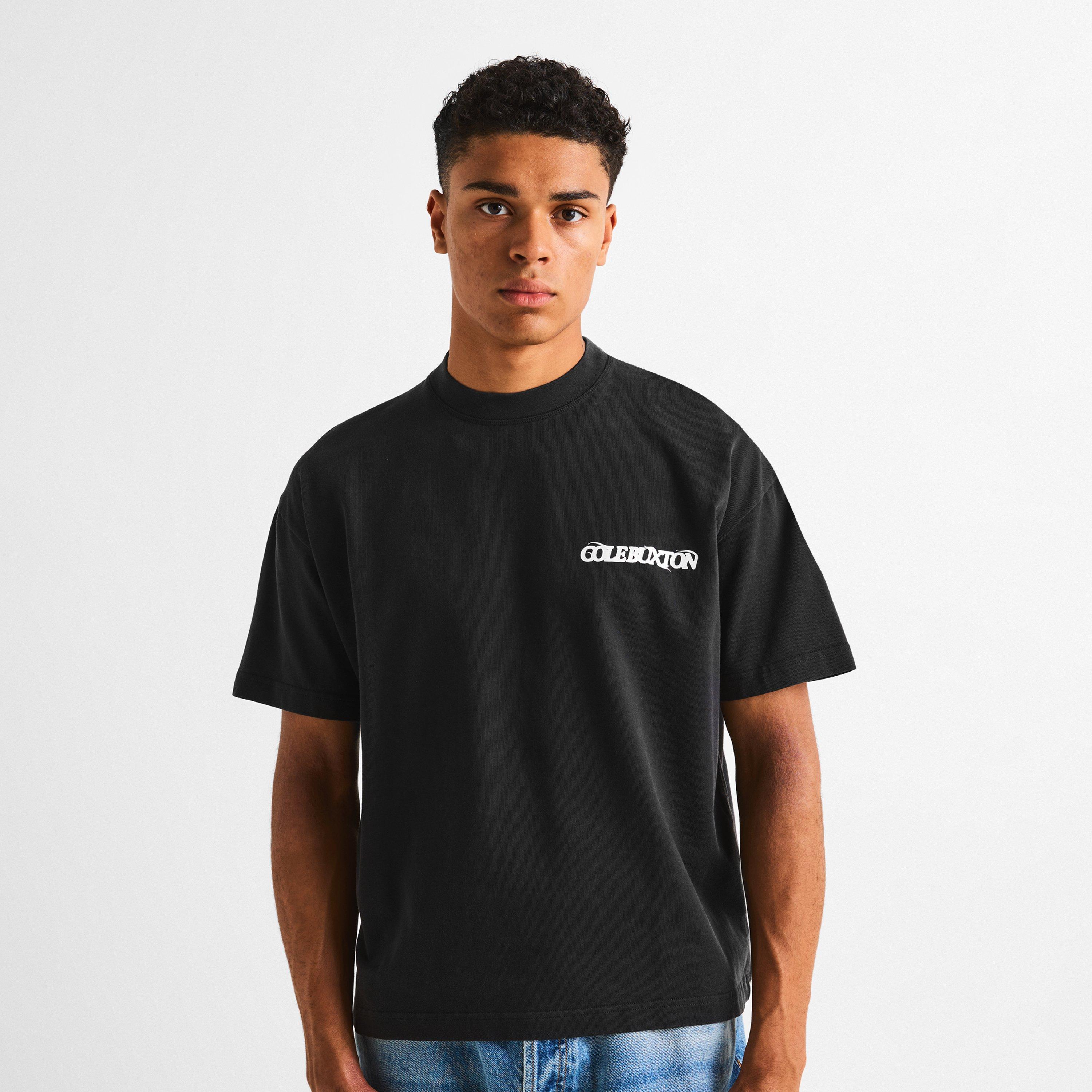 Vintage Black - Cole Buxton - Men's Baleric Tee Oversized T-Shirt - 3