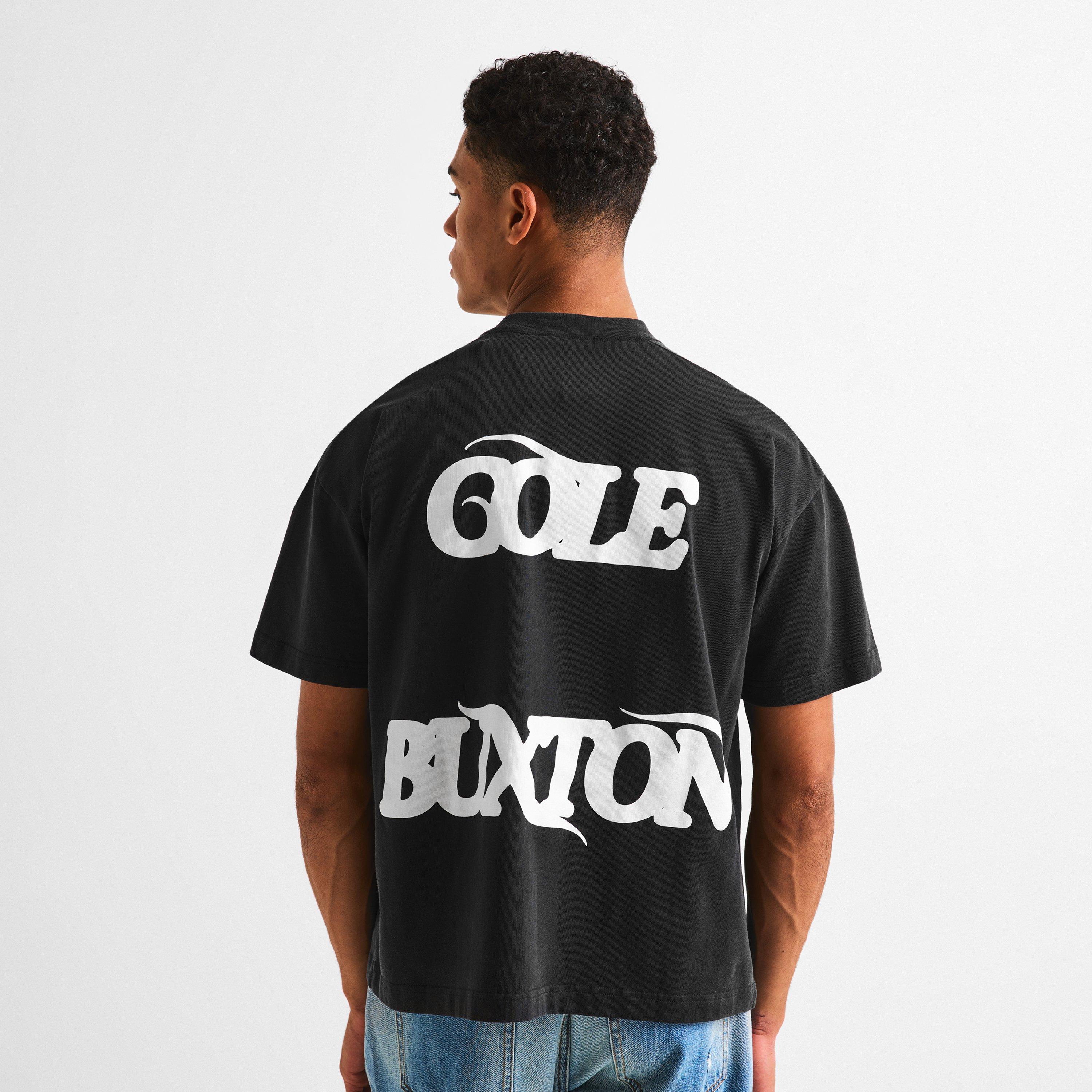 Vintage Black - Cole Buxton - Men's Baleric Tee Oversized T-Shirt - 4