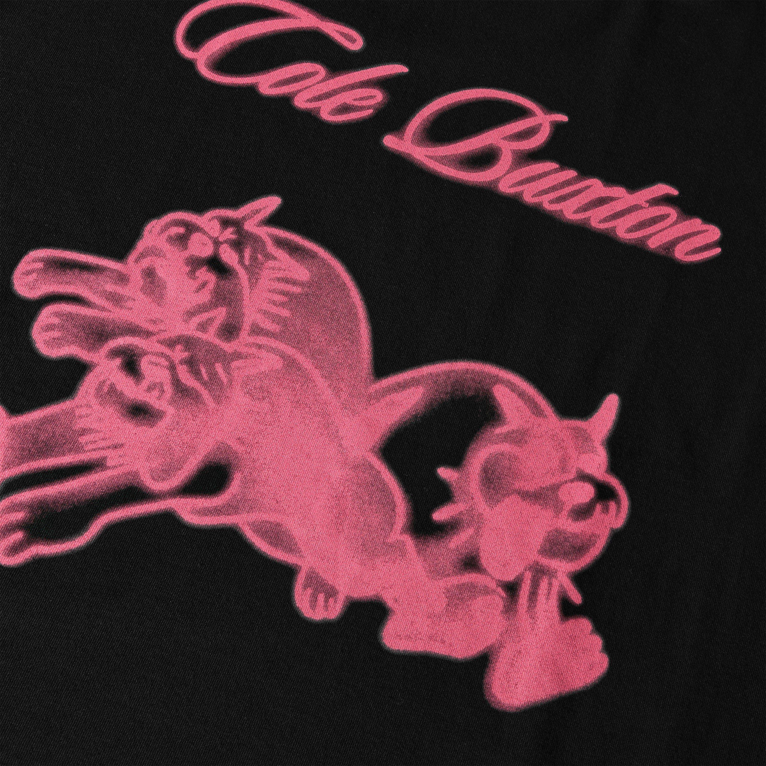 Black/Pink - Cole Buxton - Men's Bull Dog Tee Oversized T-Shirt - 5