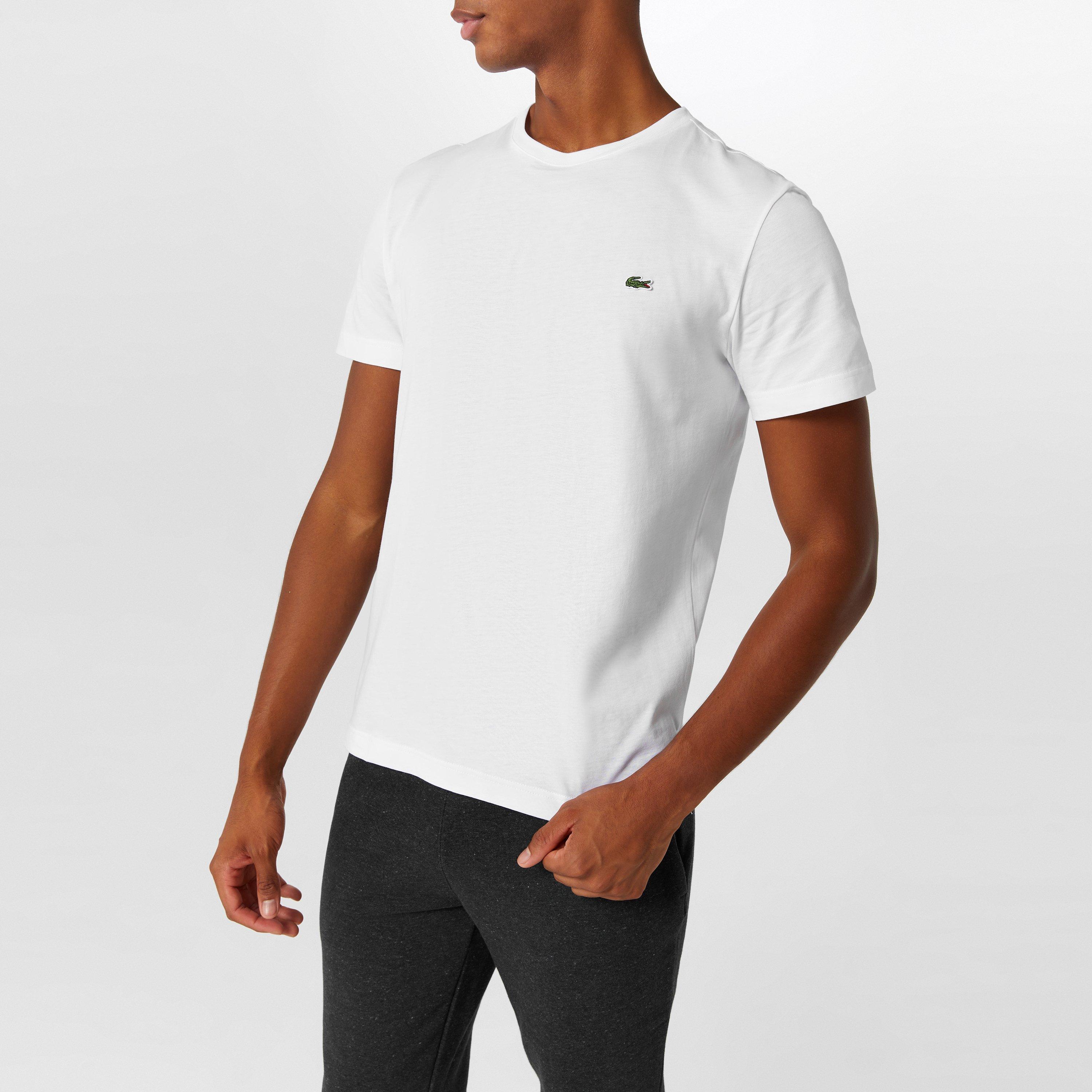 Weiß 001 - Lacoste - Embroidered Logo T Shirt - 3