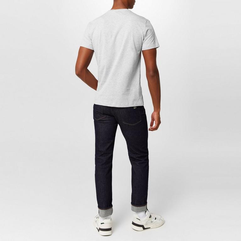 Medusa Music-print T-shirt - Lacoste - contrast stripe zipped track jacket - 3