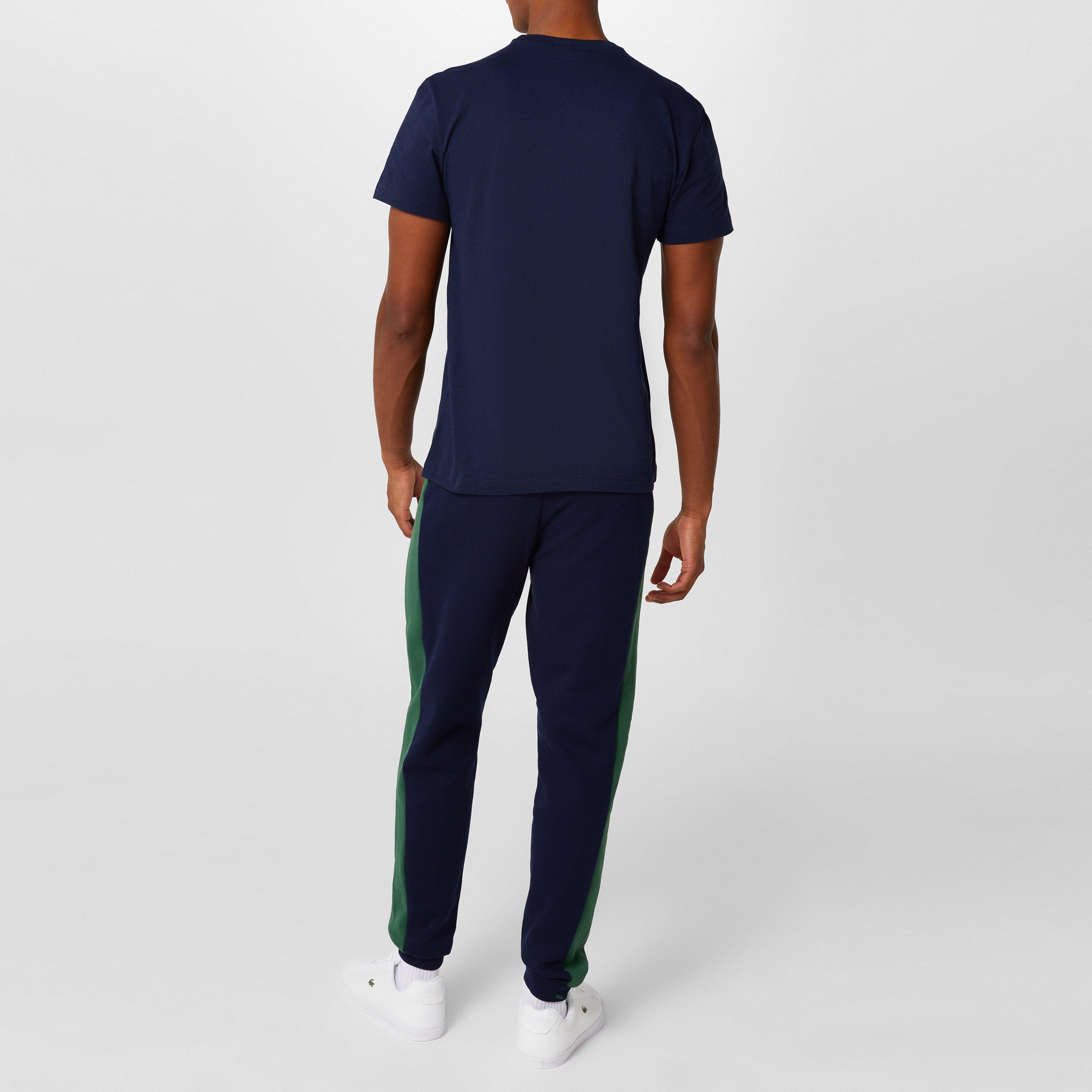 Navy 166 - Lacoste - Embroidered Logo T Shirt - 4