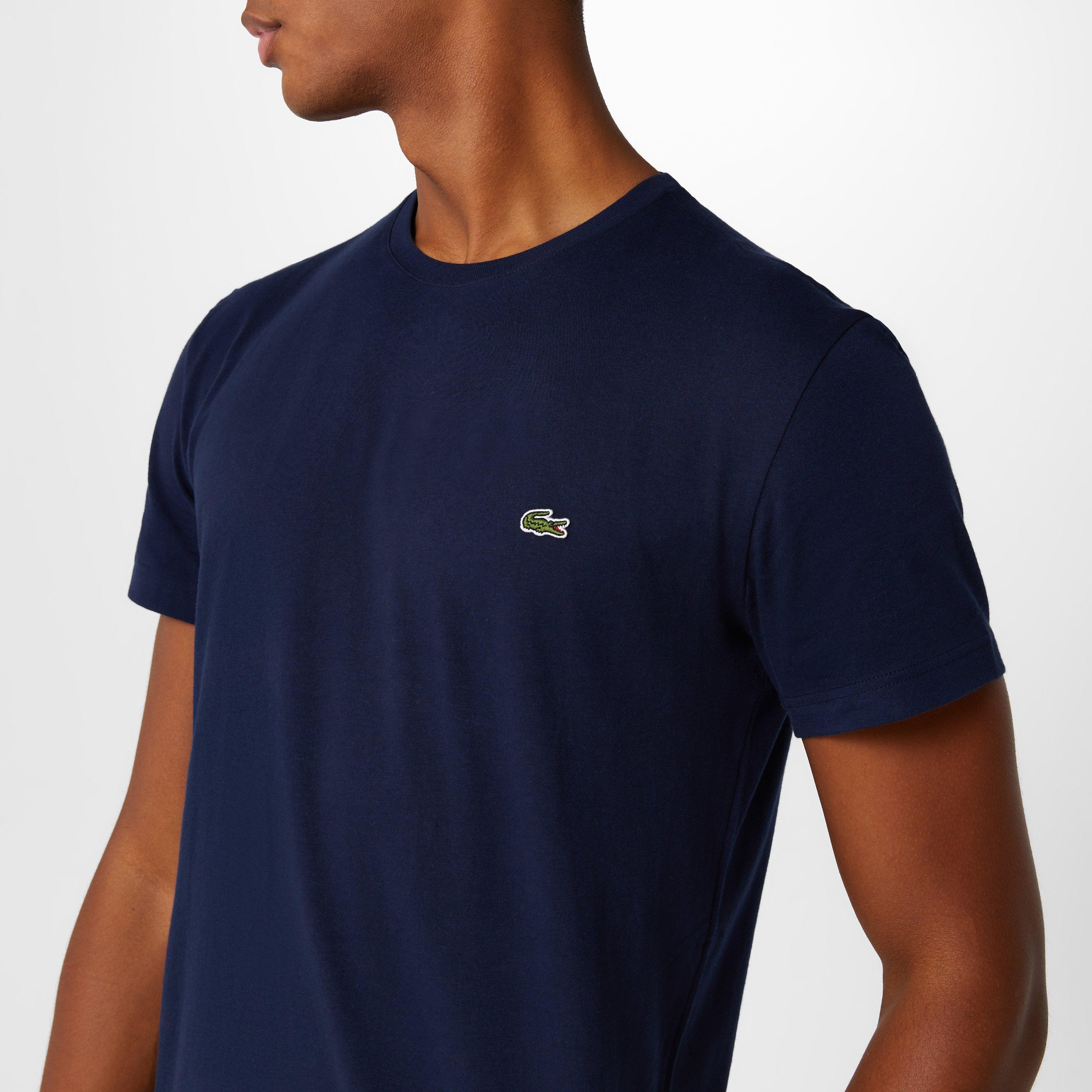 Navy 166 - Lacoste - Embroidered Logo T Shirt - 5